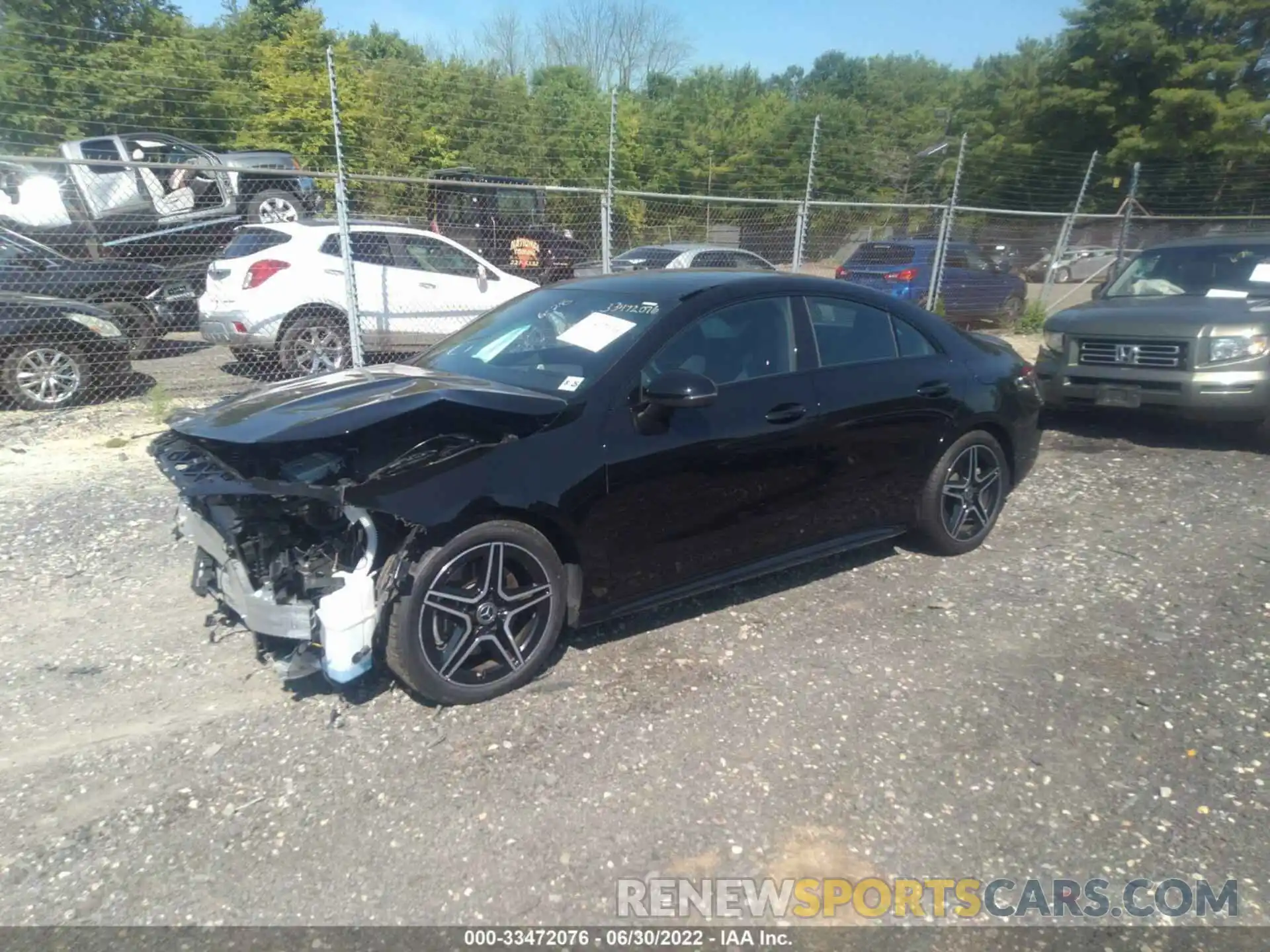 2 Photograph of a damaged car W1K5J4HB8LN130198 MERCEDES-BENZ CLA 2020