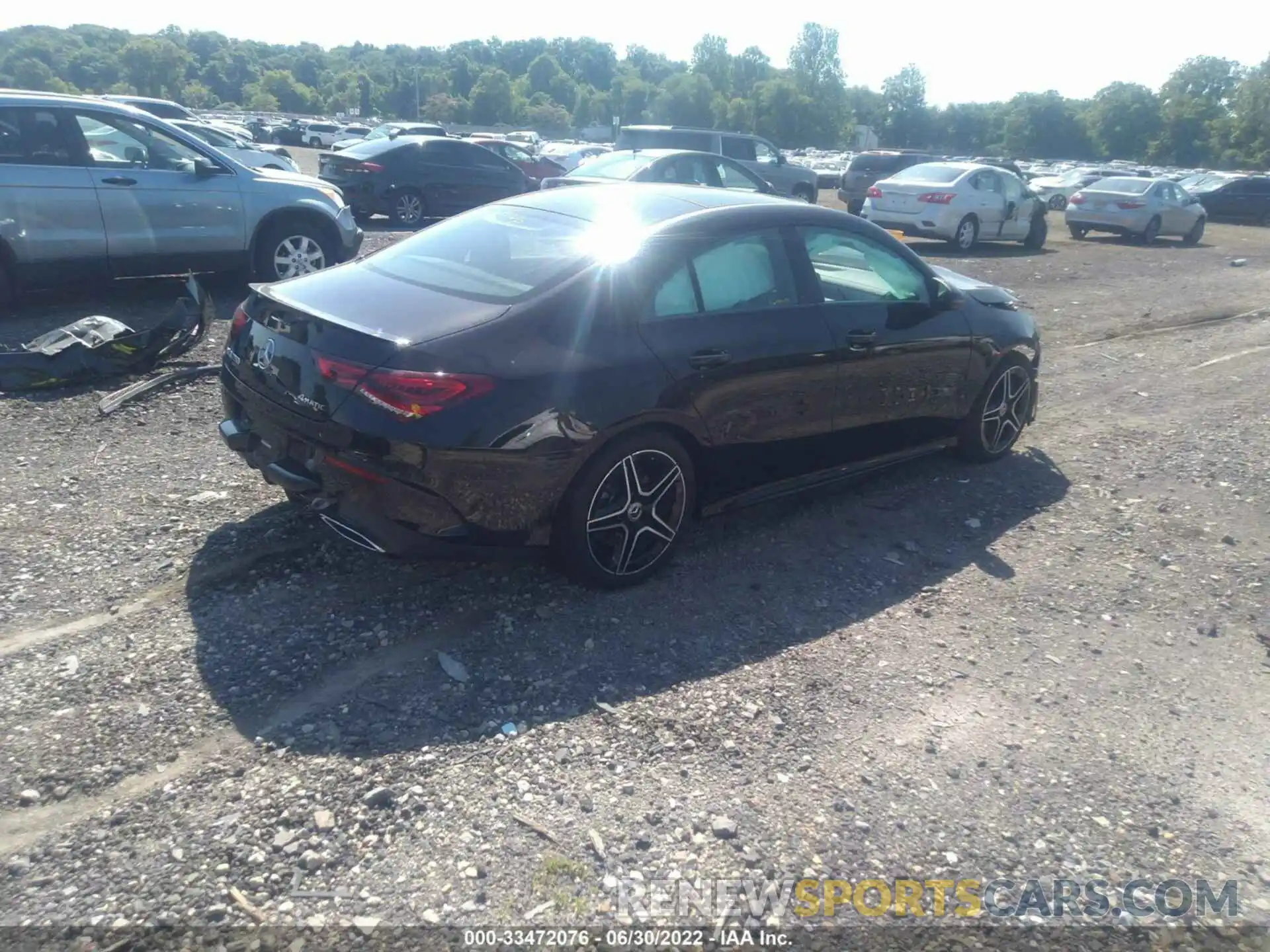 4 Photograph of a damaged car W1K5J4HB8LN130198 MERCEDES-BENZ CLA 2020