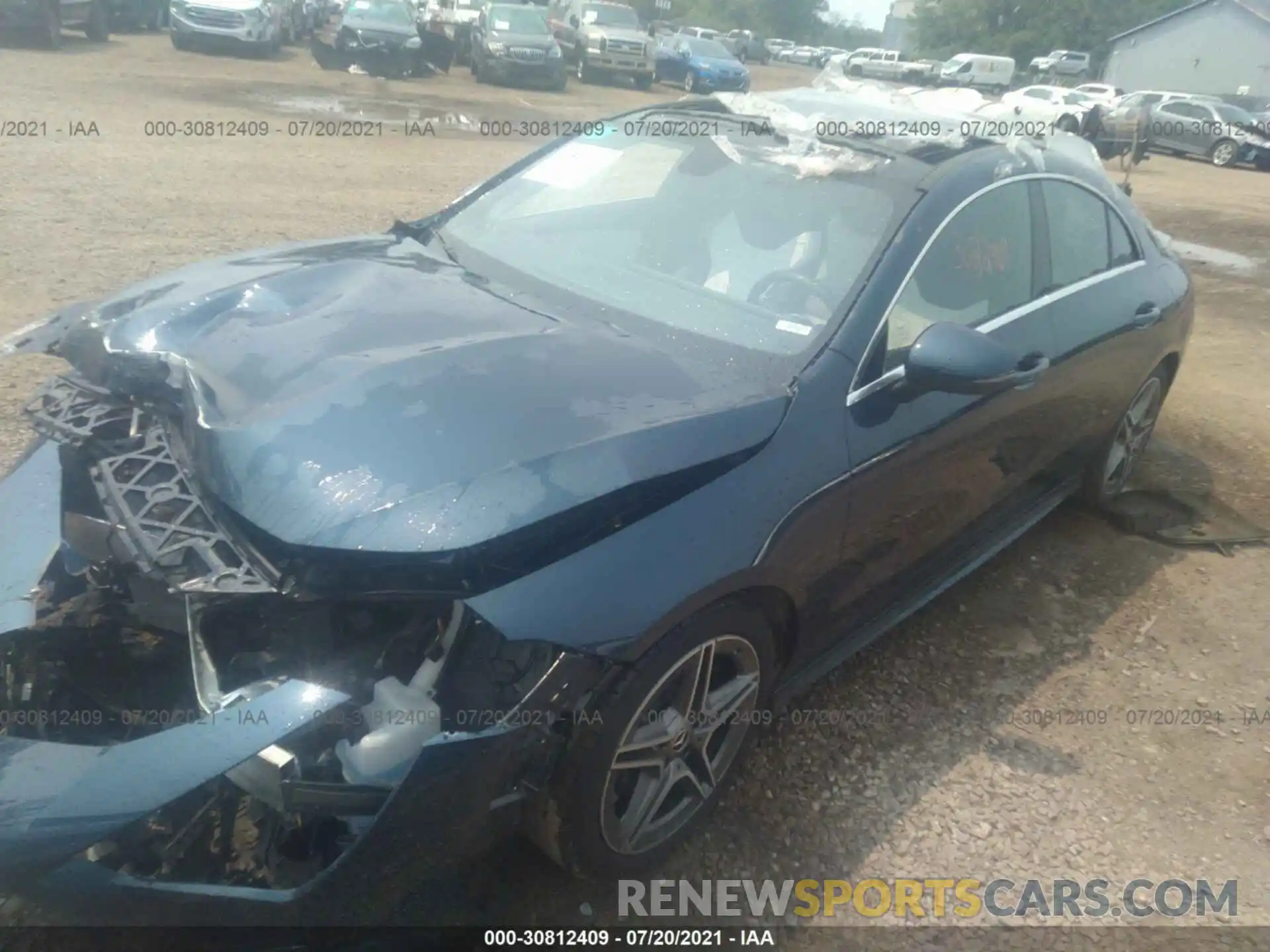 2 Photograph of a damaged car W1K5J4HB9LN089256 MERCEDES-BENZ CLA 2020