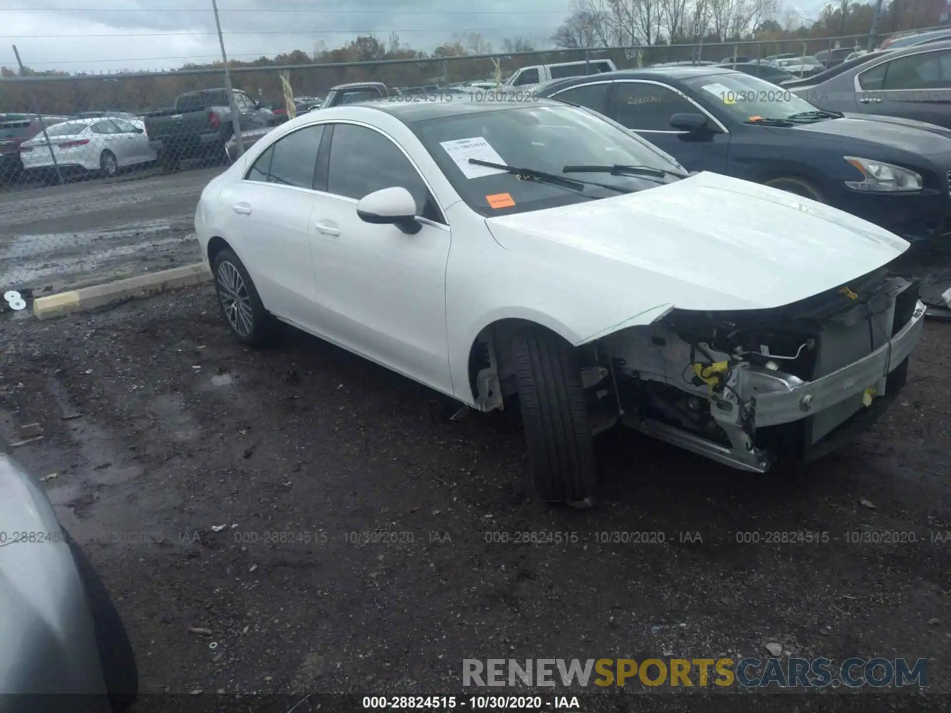 1 Photograph of a damaged car W1K5J4HBXLN080369 MERCEDES-BENZ CLA 2020