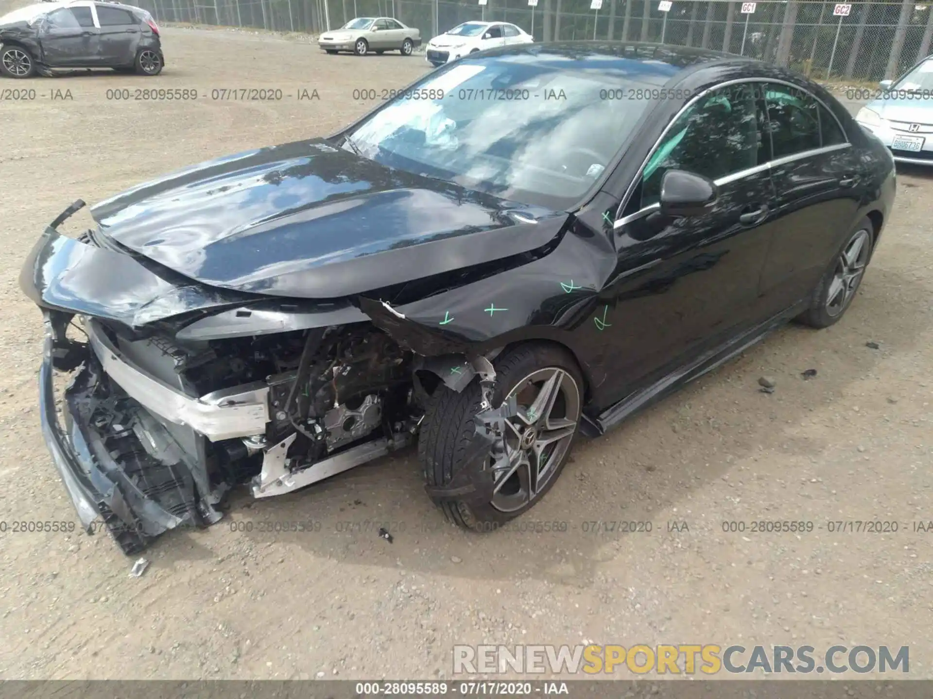 2 Photograph of a damaged car W1K5J4HBXLN085409 MERCEDES-BENZ CLA 2020