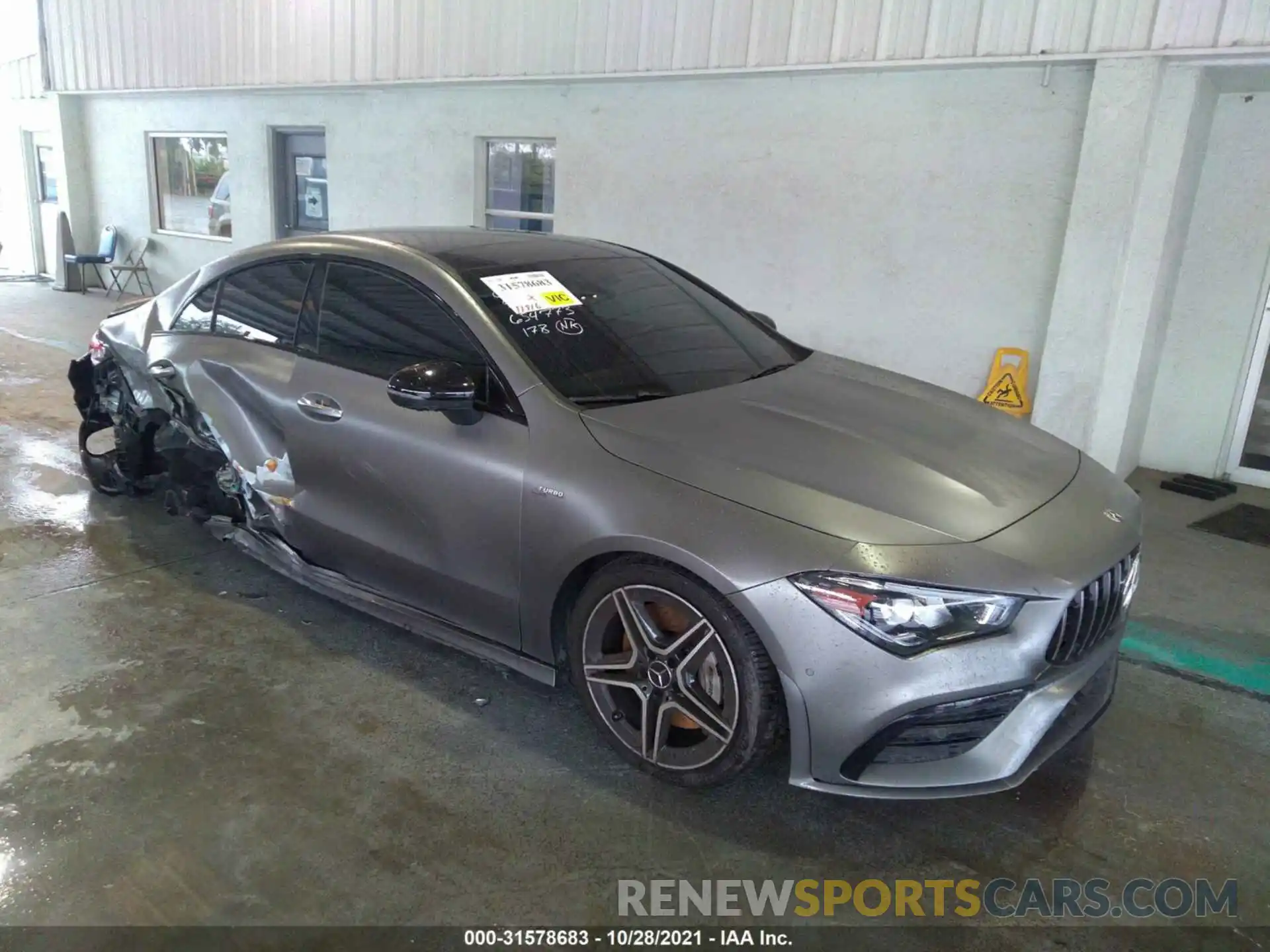 1 Photograph of a damaged car W1K5J5BB1LN118134 MERCEDES-BENZ CLA 2020