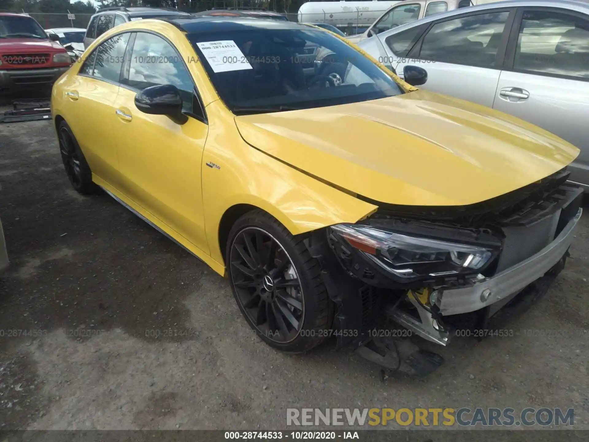 1 Photograph of a damaged car W1K5J5BB4LN087204 MERCEDES-BENZ CLA 2020