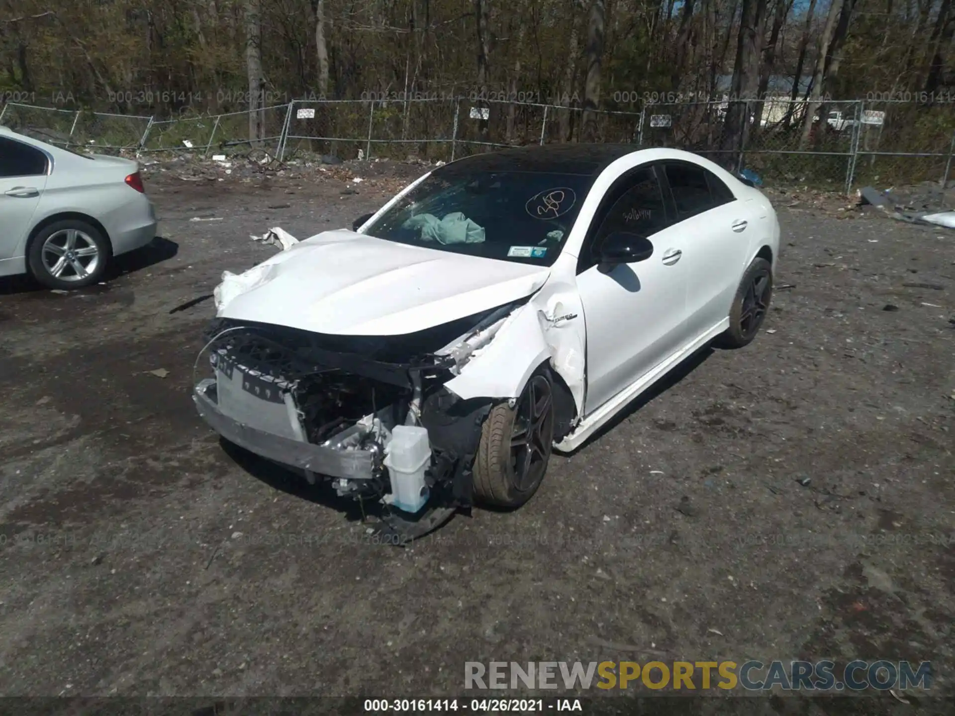 2 Photograph of a damaged car W1K5J5BB5LN121800 MERCEDES-BENZ CLA 2020