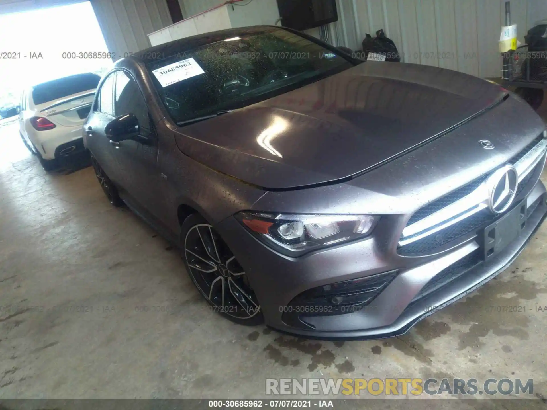 1 Photograph of a damaged car W1K5J5BB6LN080187 MERCEDES-BENZ CLA 2020