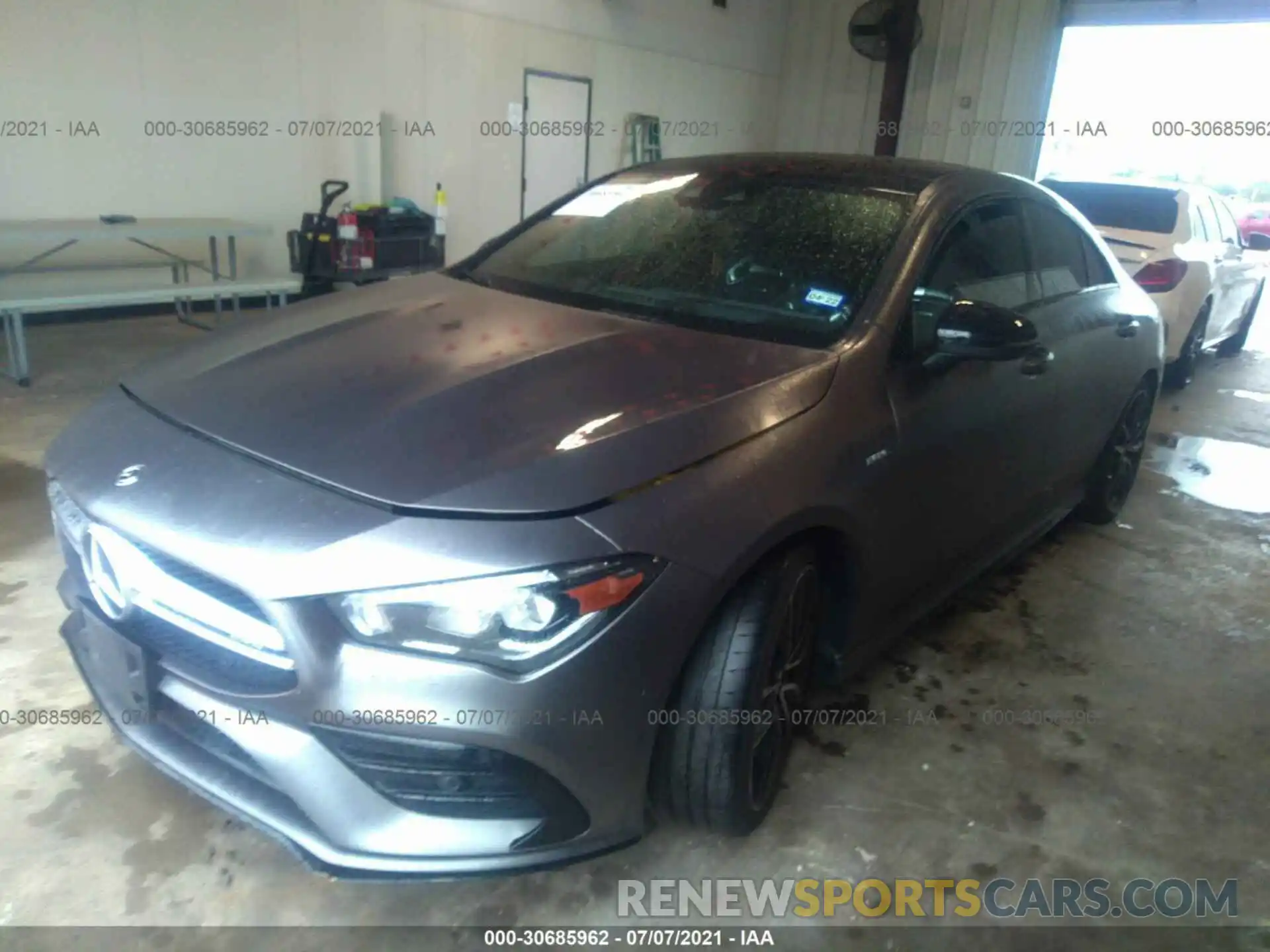 2 Photograph of a damaged car W1K5J5BB6LN080187 MERCEDES-BENZ CLA 2020