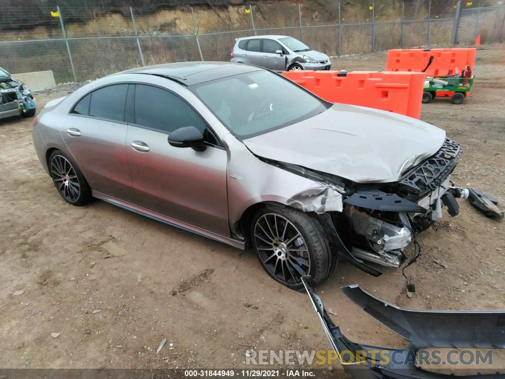 1 Photograph of a damaged car W1K5J5BB7LN093207 MERCEDES-BENZ CLA 2020