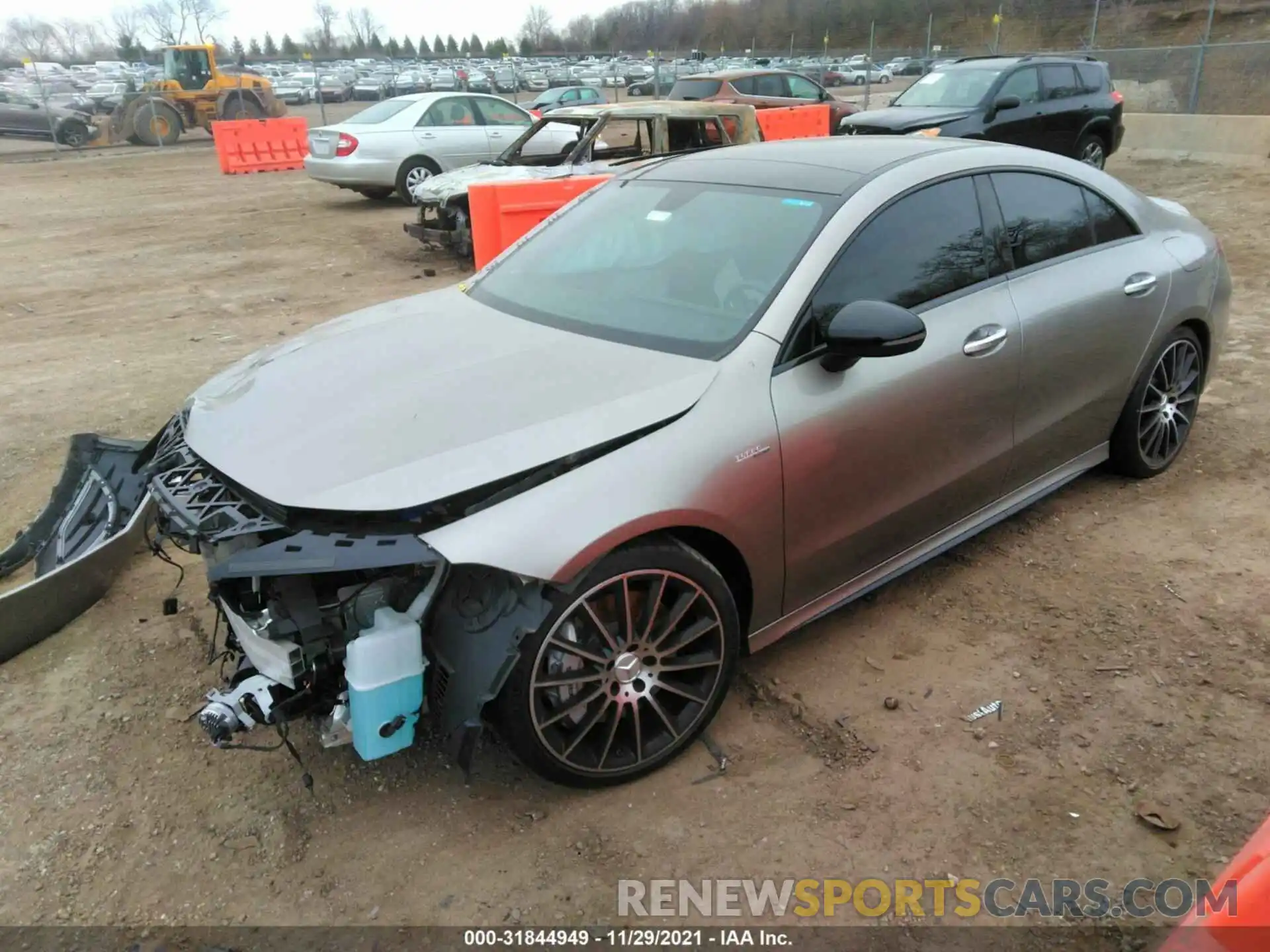 2 Photograph of a damaged car W1K5J5BB7LN093207 MERCEDES-BENZ CLA 2020