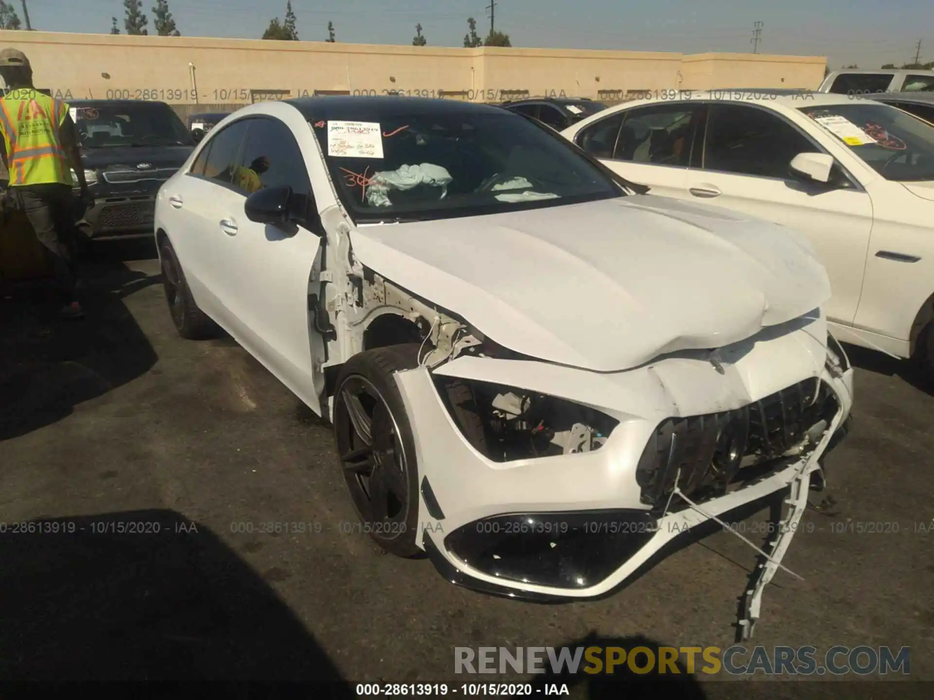 1 Photograph of a damaged car W1K5J5DB5LN084616 MERCEDES-BENZ CLA 2020