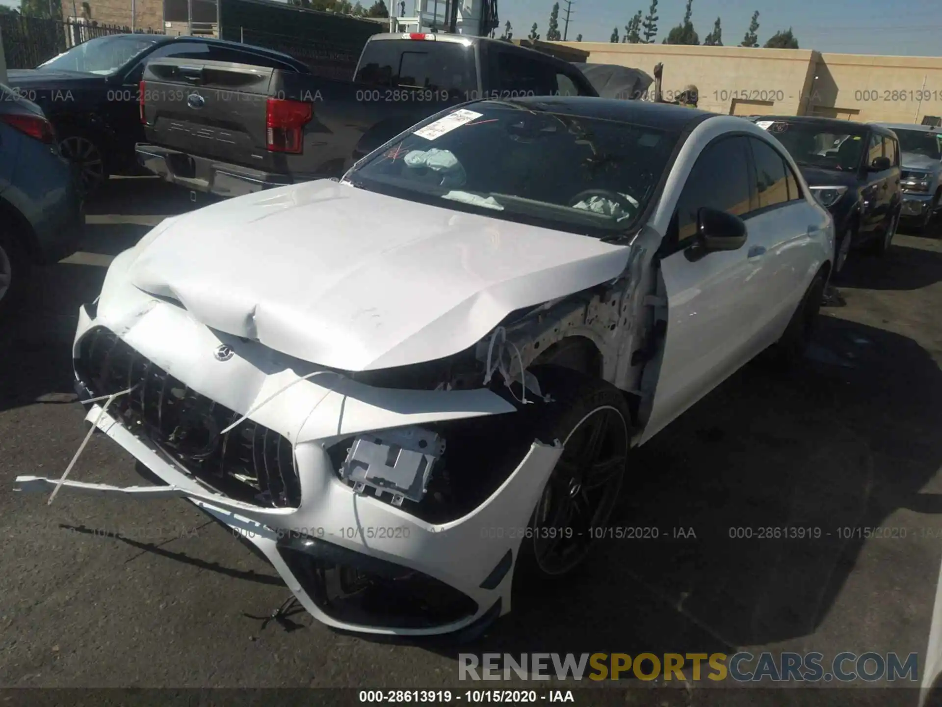 2 Photograph of a damaged car W1K5J5DB5LN084616 MERCEDES-BENZ CLA 2020