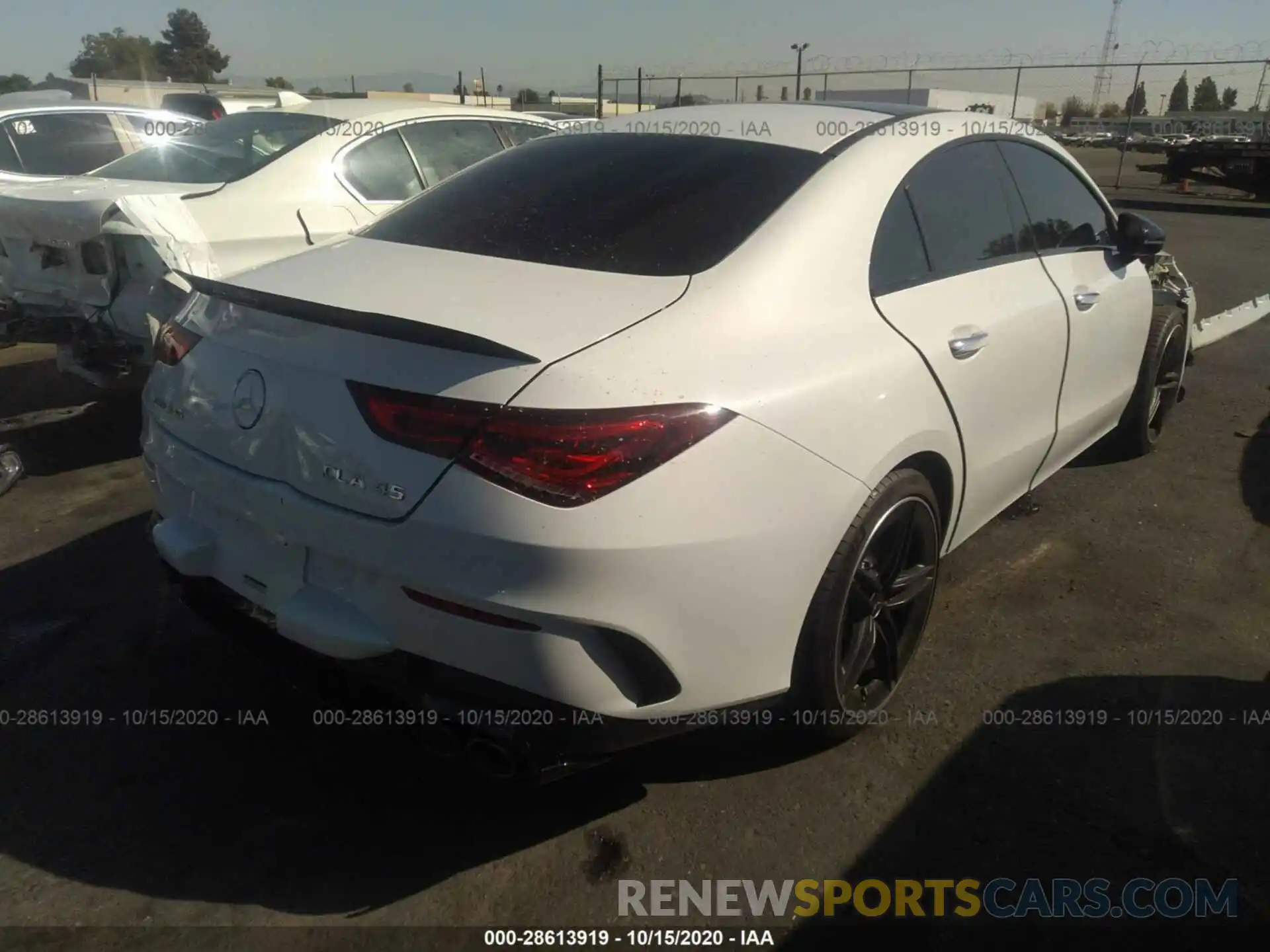 4 Photograph of a damaged car W1K5J5DB5LN084616 MERCEDES-BENZ CLA 2020