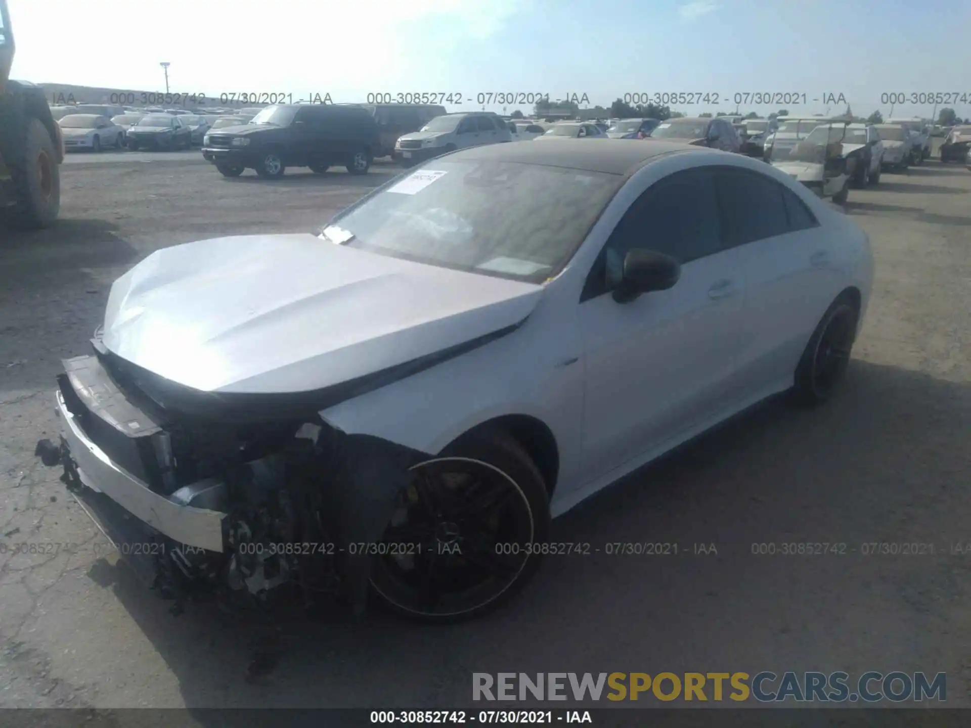 2 Photograph of a damaged car W1K5J5DB7LN083774 MERCEDES-BENZ CLA 2020