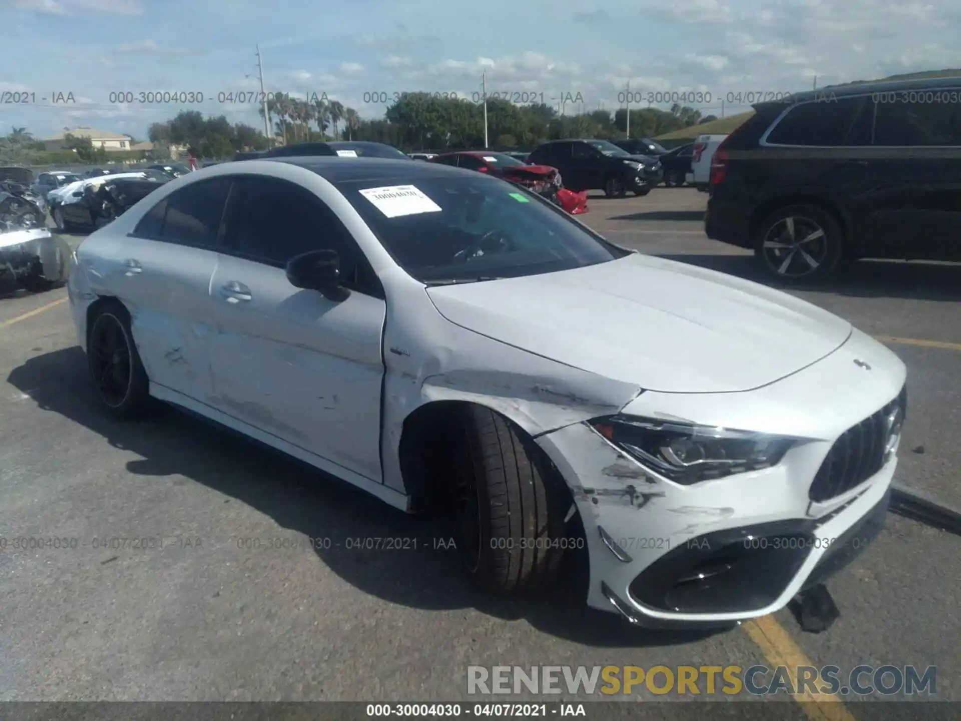 1 Photograph of a damaged car W1K5J5DB7LN093480 MERCEDES-BENZ CLA 2020