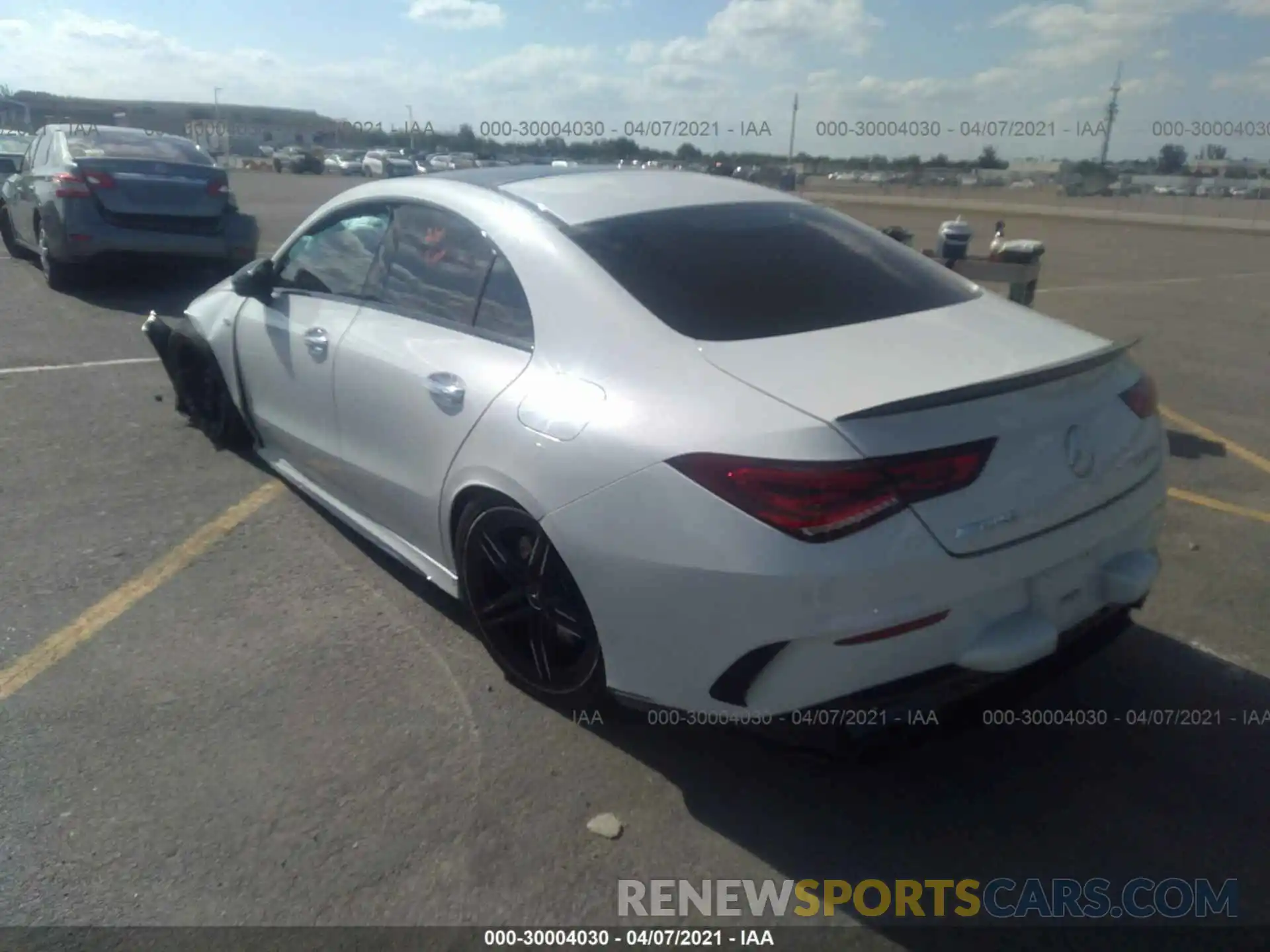 3 Photograph of a damaged car W1K5J5DB7LN093480 MERCEDES-BENZ CLA 2020