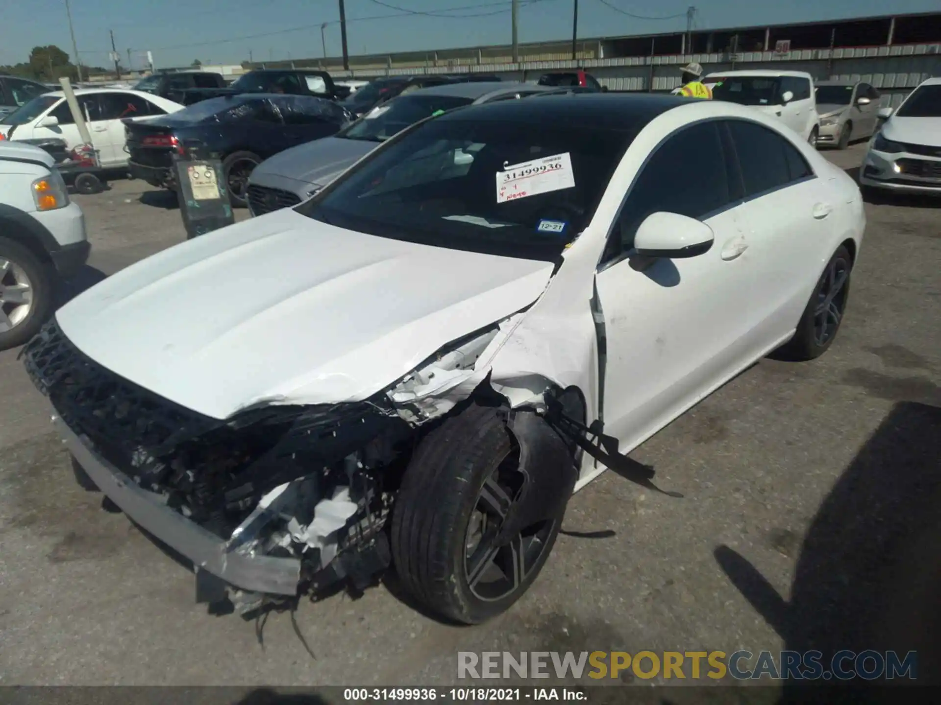 2 Photograph of a damaged car WDD5J4GB0LN062030 MERCEDES-BENZ CLA 2020