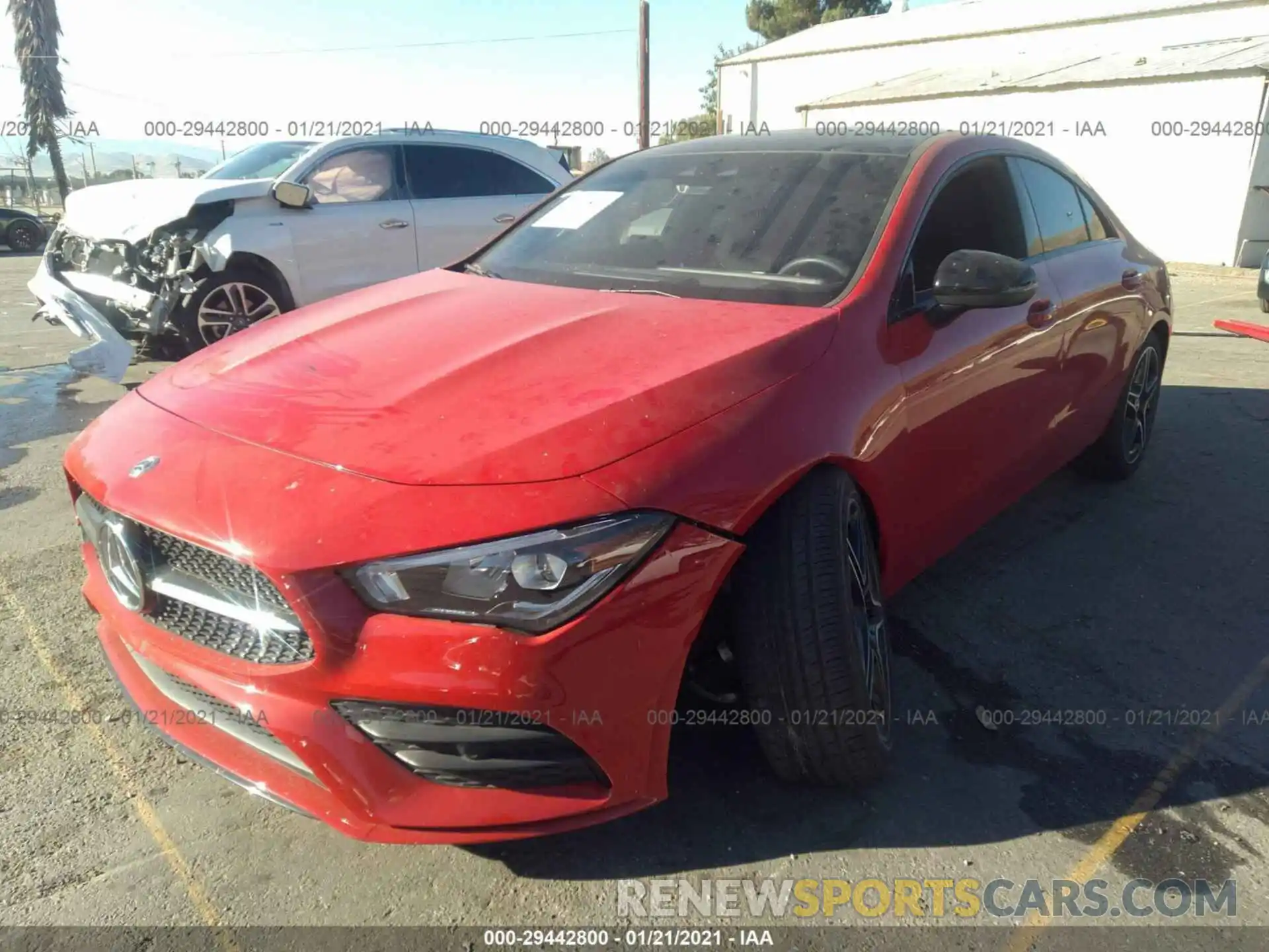 2 Photograph of a damaged car WDD5J4GB1LN021535 MERCEDES-BENZ CLA 2020