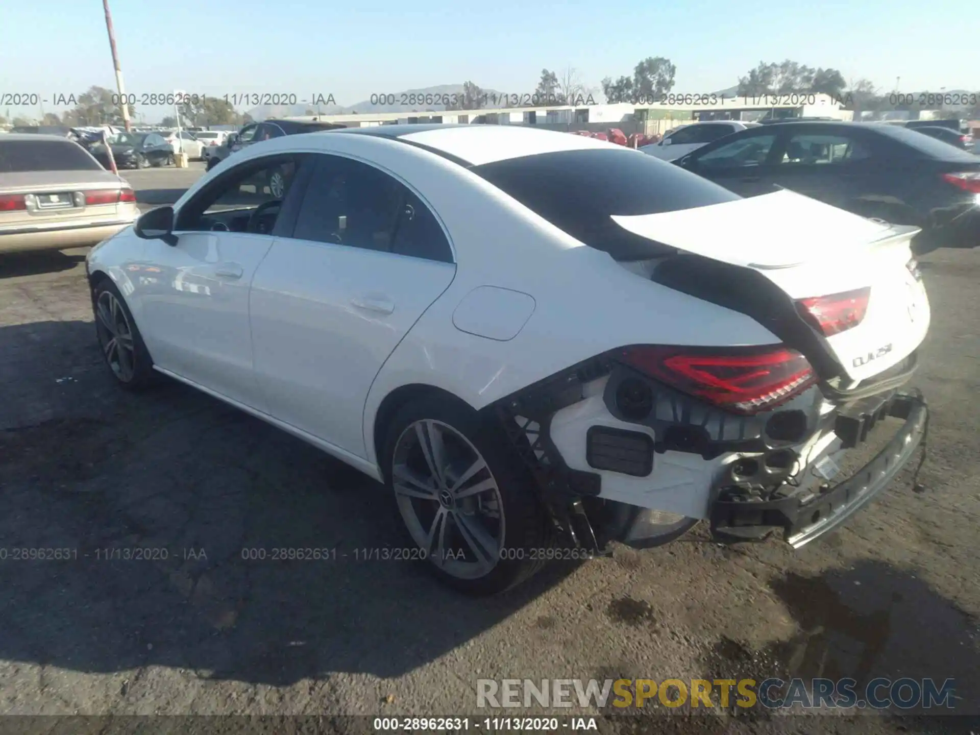 3 Photograph of a damaged car WDD5J4GB2LN062837 MERCEDES-BENZ CLA 2020