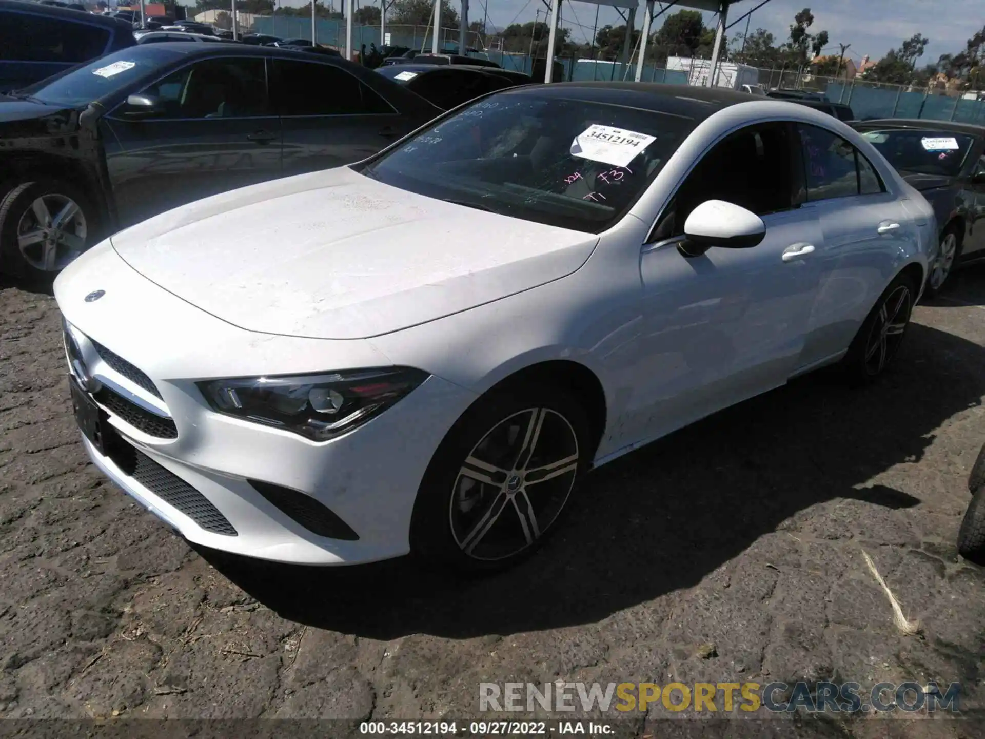 2 Photograph of a damaged car WDD5J4GB3LN062121 MERCEDES-BENZ CLA 2020