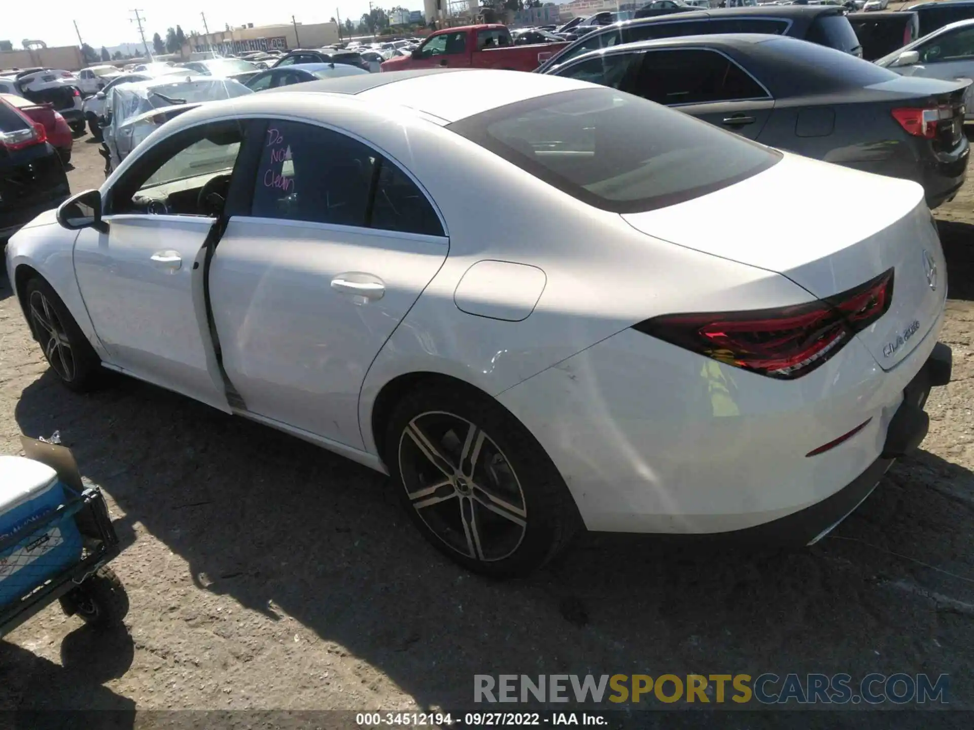 3 Photograph of a damaged car WDD5J4GB3LN062121 MERCEDES-BENZ CLA 2020