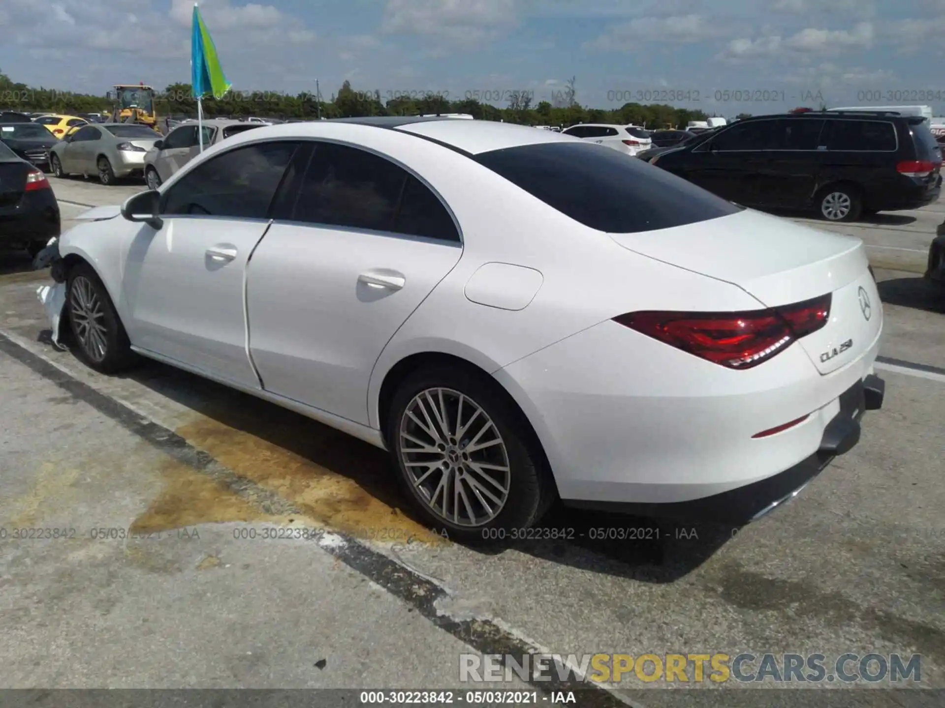 3 Photograph of a damaged car WDD5J4GB3LN076214 MERCEDES-BENZ CLA 2020