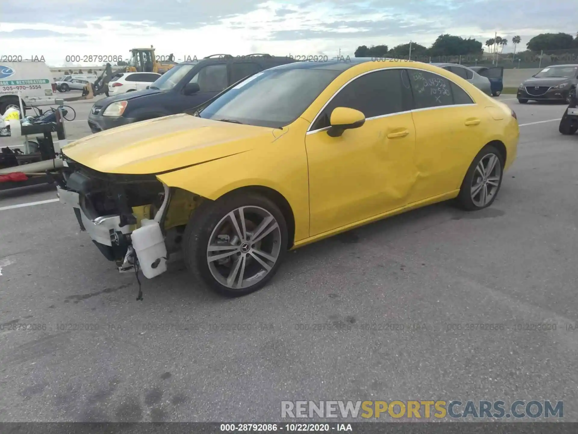 2 Photograph of a damaged car WDD5J4GB4LN044517 MERCEDES-BENZ CLA 2020