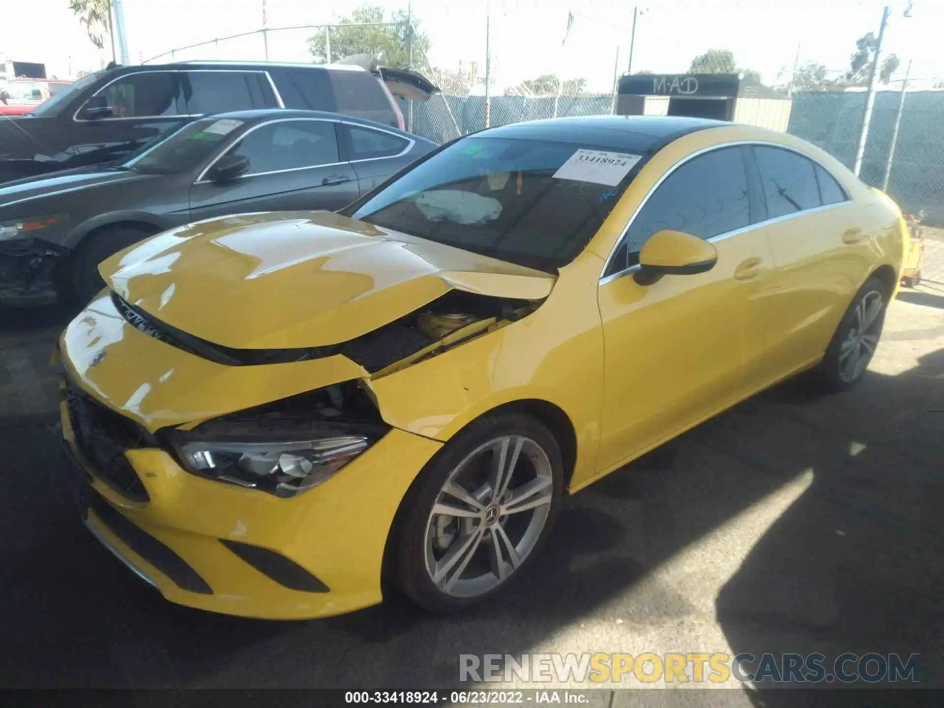 2 Photograph of a damaged car WDD5J4GB6LN063621 MERCEDES-BENZ CLA 2020