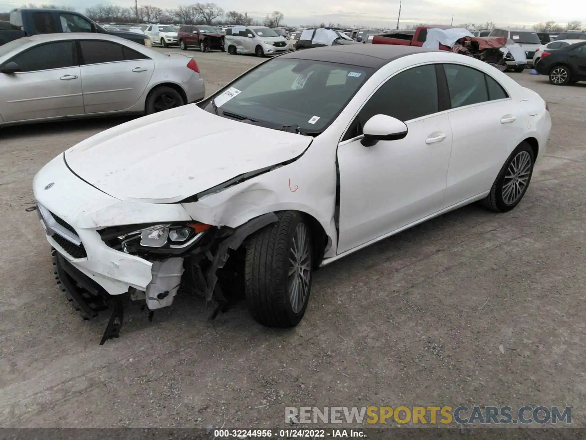 2 Photograph of a damaged car WDD5J4GB7LN077740 MERCEDES-BENZ CLA 2020