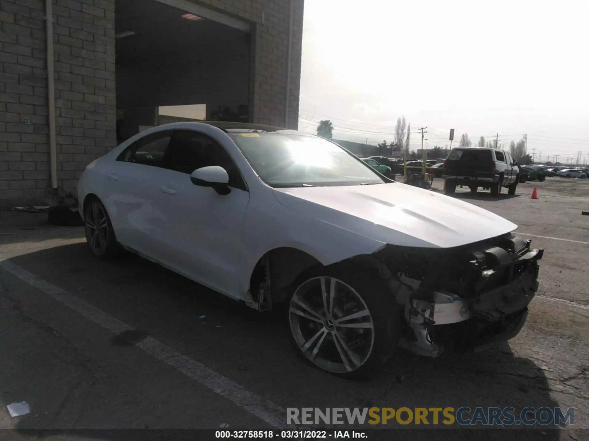 1 Photograph of a damaged car WDD5J4GB9LN031326 MERCEDES-BENZ CLA 2020