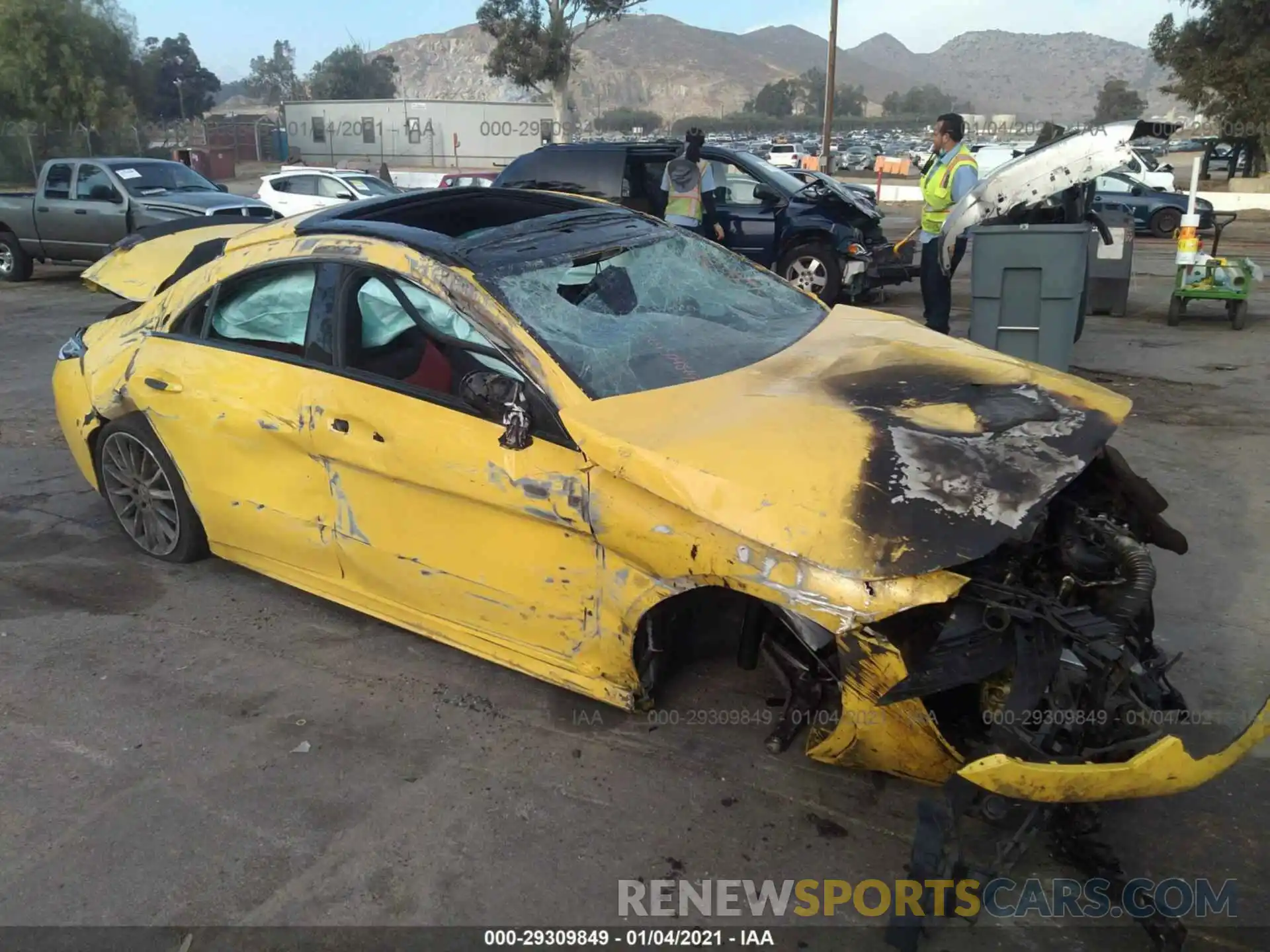 1 Фотография поврежденного автомобиля WDD5J4GB9LN062401 MERCEDES-BENZ CLA 2020