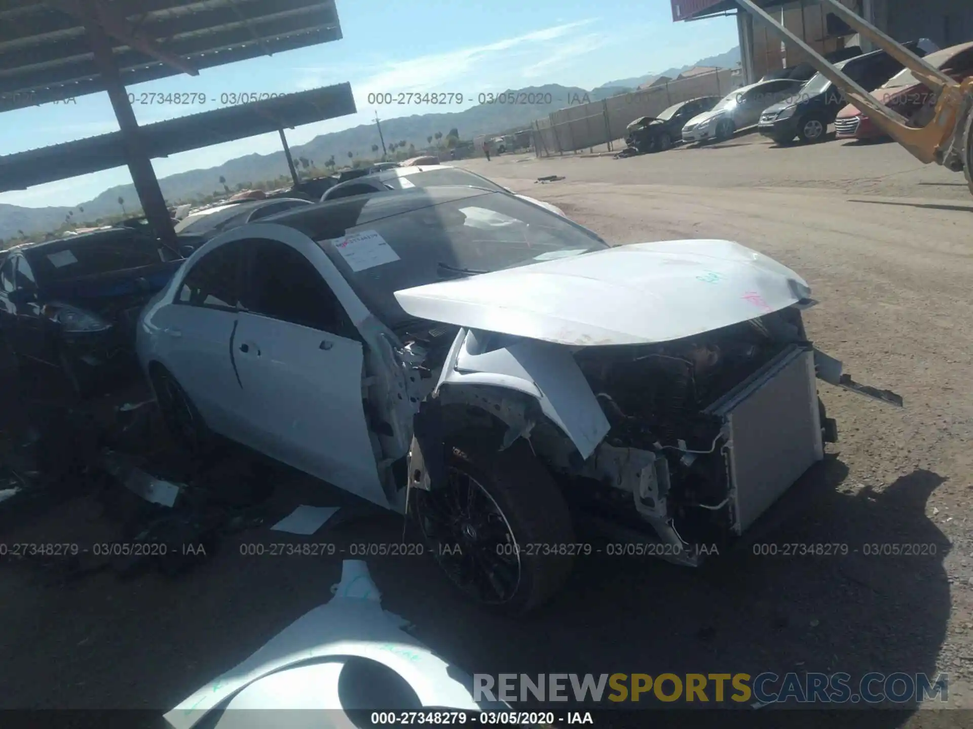 1 Photograph of a damaged car WDD5J4GB9LN072510 MERCEDES-BENZ CLA 2020