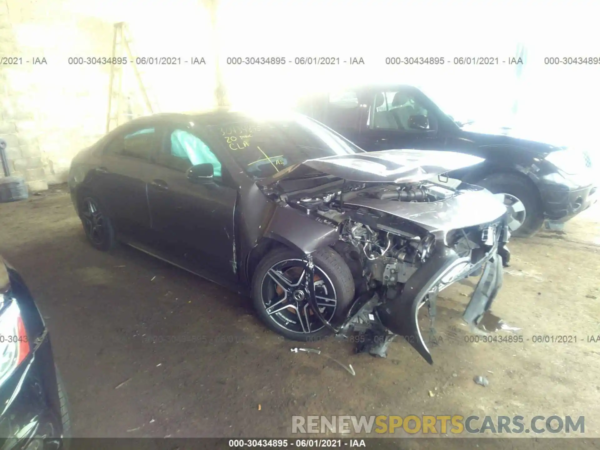 1 Photograph of a damaged car WDD5J4HB1LN026443 MERCEDES-BENZ CLA 2020