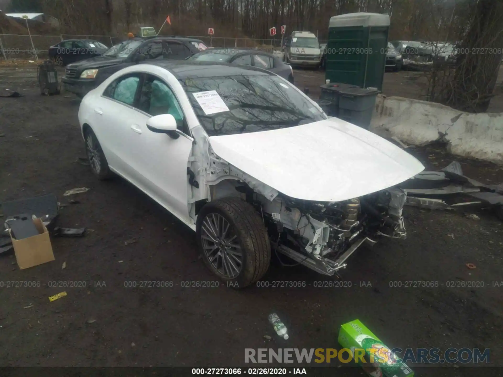 1 Photograph of a damaged car WDD5J4HB1LN070121 MERCEDES-BENZ CLA 2020