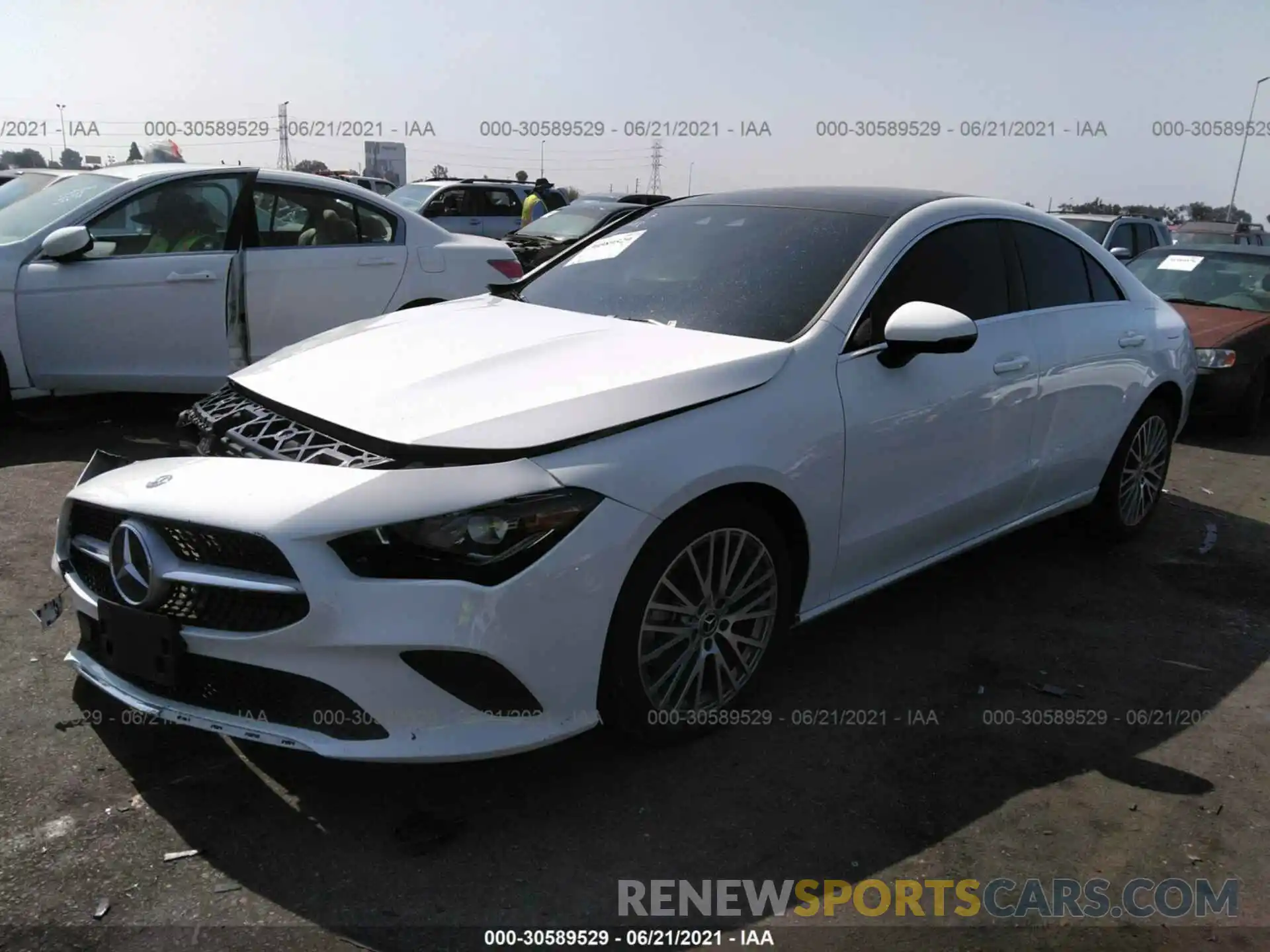 2 Photograph of a damaged car WDD5J4HB2LN026273 MERCEDES-BENZ CLA 2020