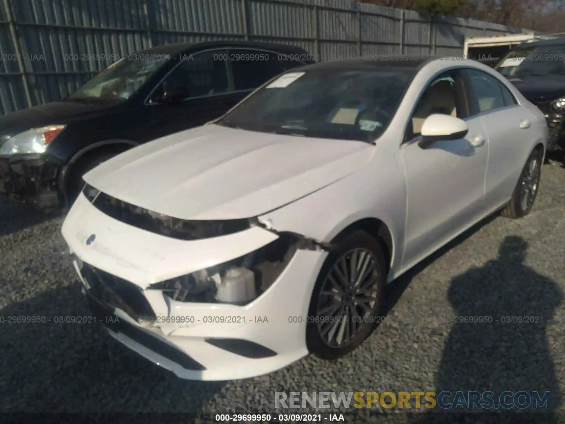 2 Photograph of a damaged car WDD5J4HB2LN059614 MERCEDES-BENZ CLA 2020