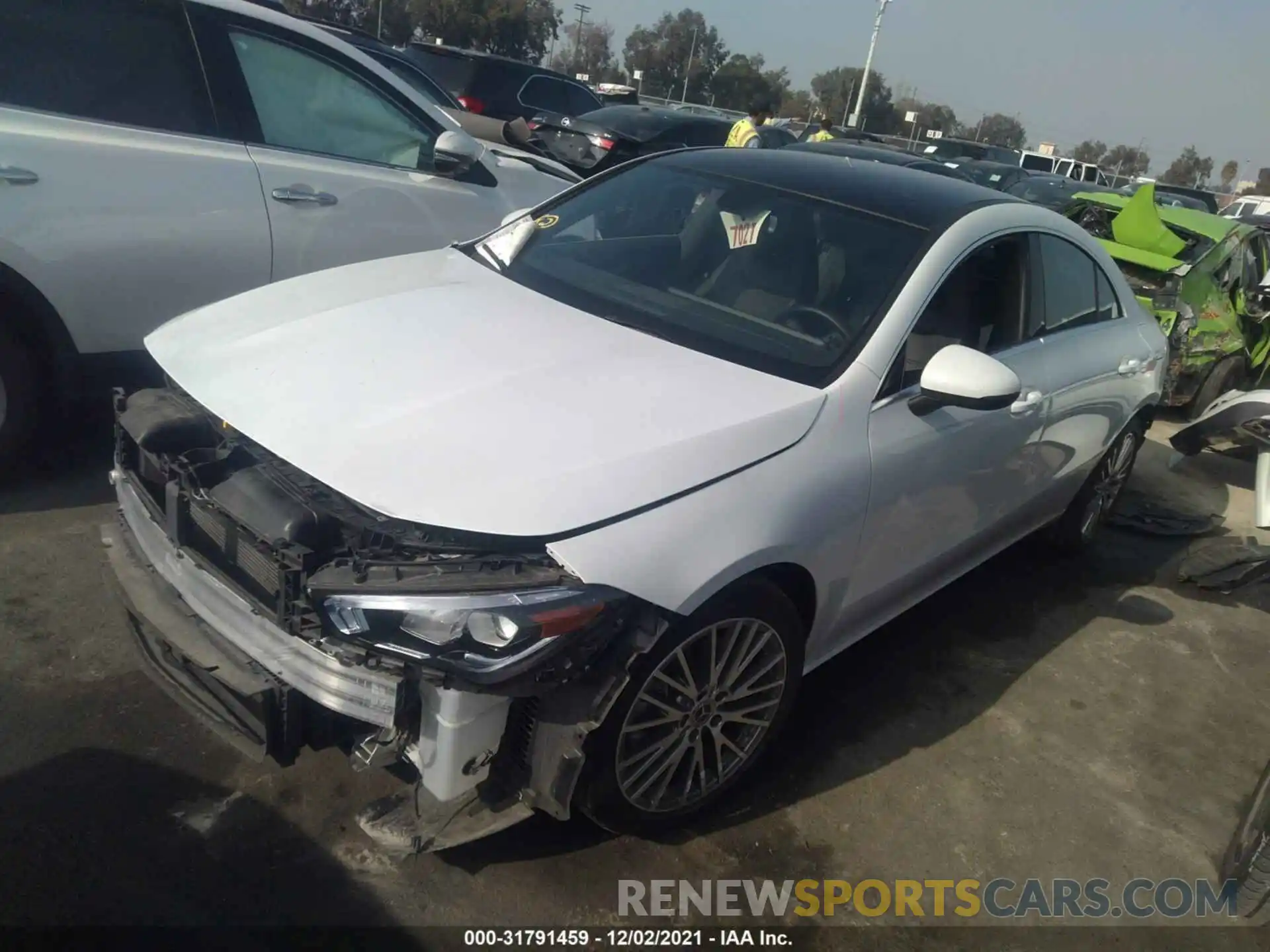 2 Photograph of a damaged car WDD5J4HB3LN077748 MERCEDES-BENZ CLA 2020