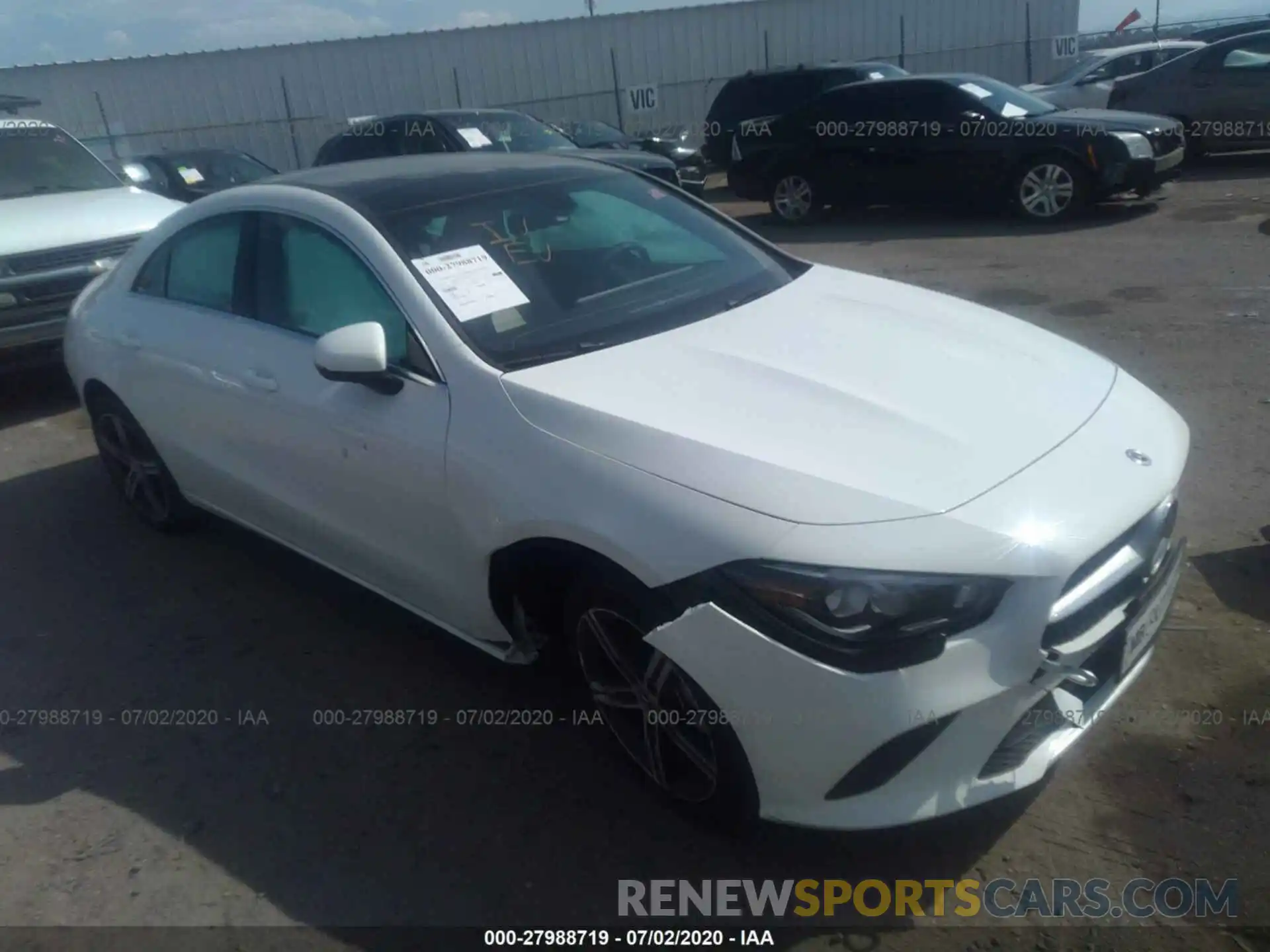 1 Photograph of a damaged car WDD5J4HB5LN067223 MERCEDES-BENZ CLA 2020