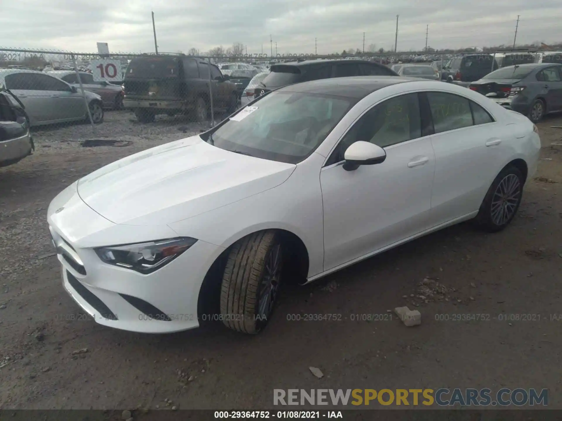 2 Фотография поврежденного автомобиля WDD5J4HB8LN079866 MERCEDES-BENZ CLA 2020