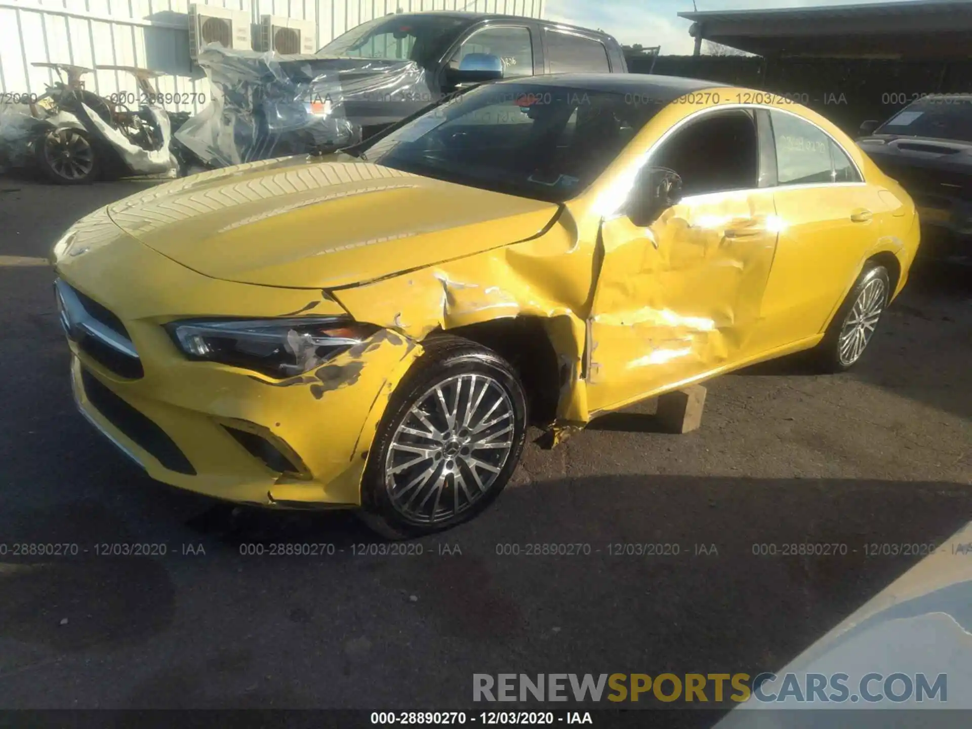 2 Photograph of a damaged car WDD5J4HB9LN042339 MERCEDES-BENZ CLA 2020