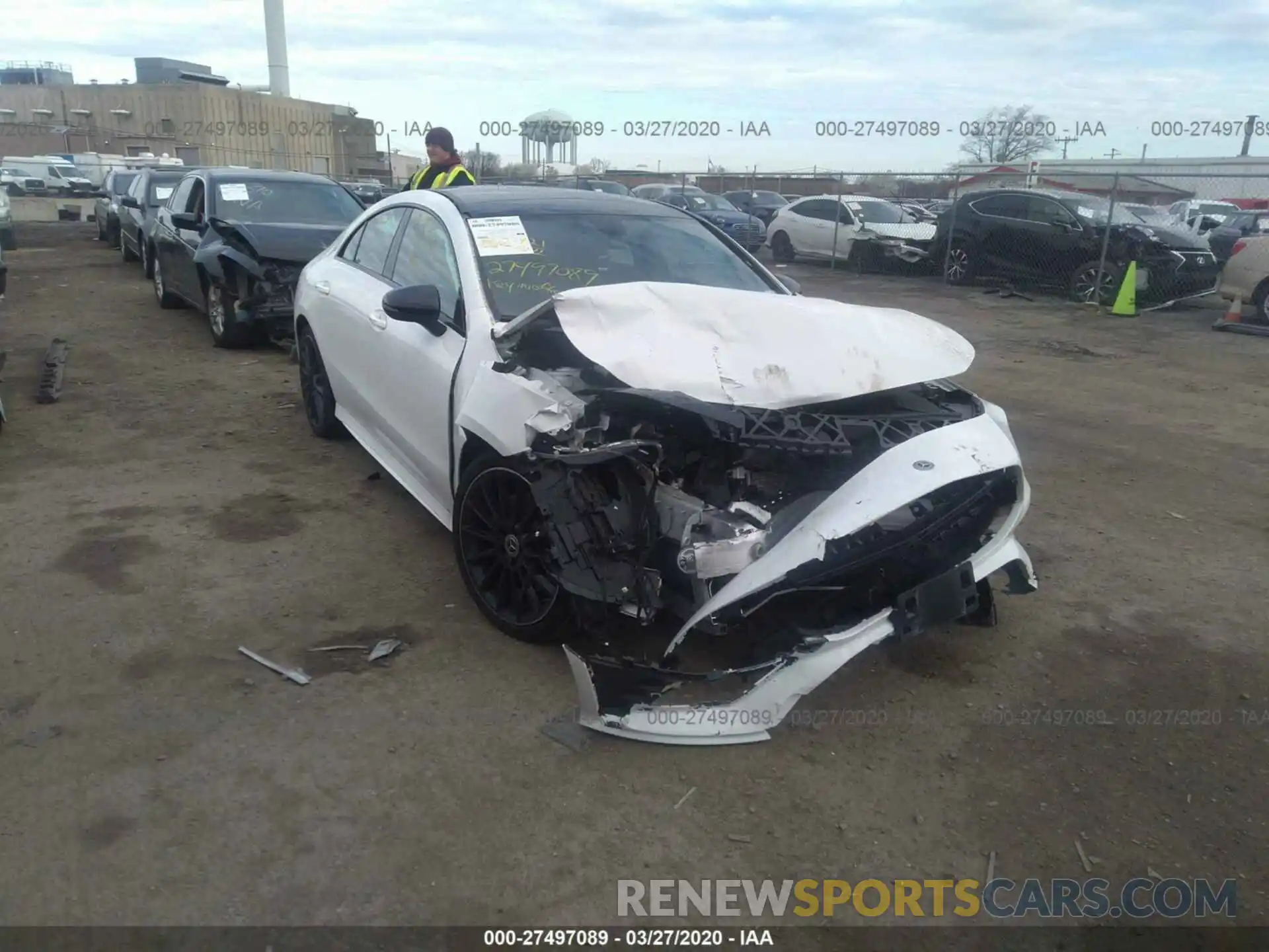 1 Photograph of a damaged car WDD5J4HBXLN036243 MERCEDES-BENZ CLA 2020