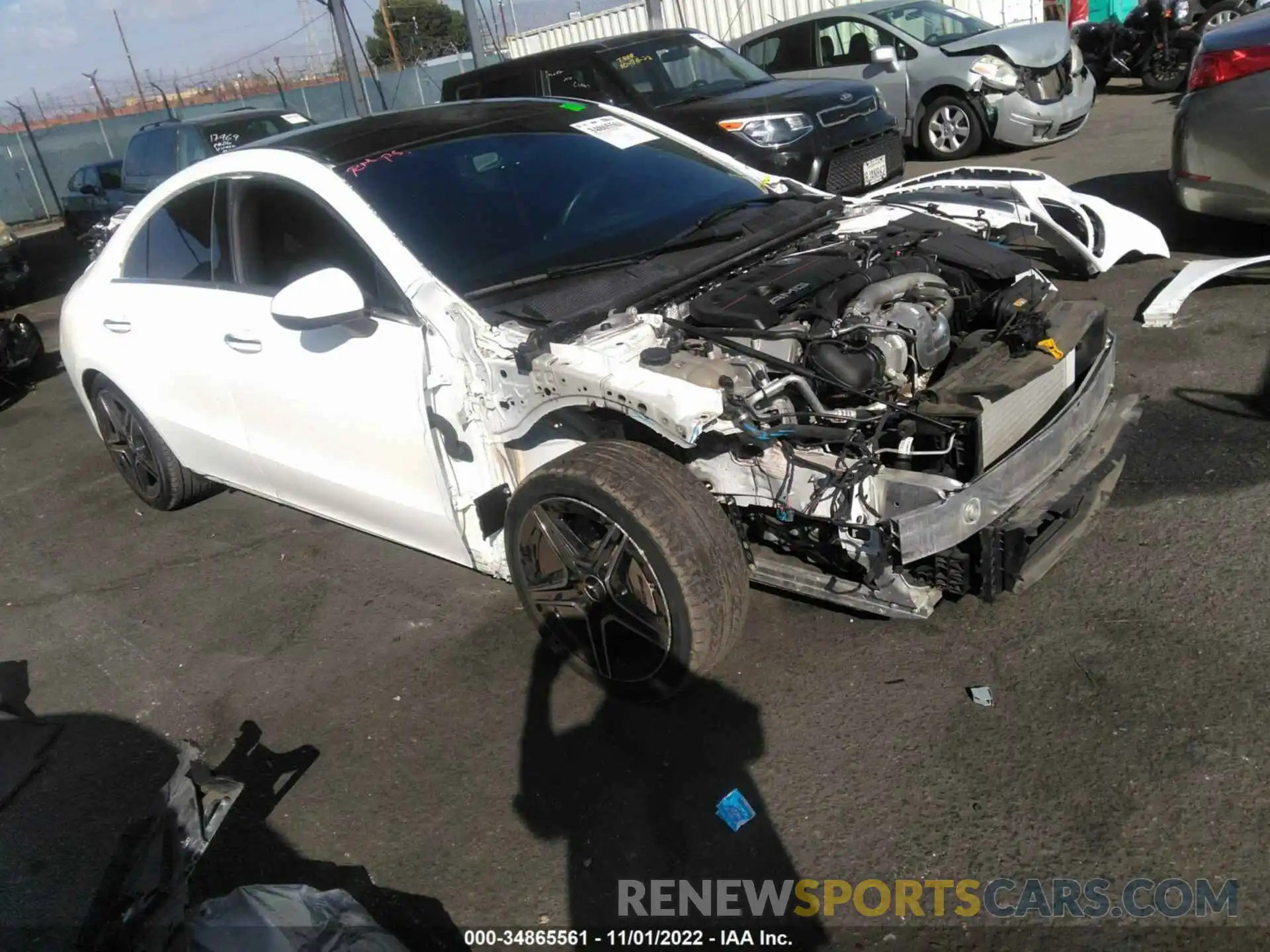 1 Photograph of a damaged car WDD5J5BB1LN067606 MERCEDES-BENZ CLA 2020