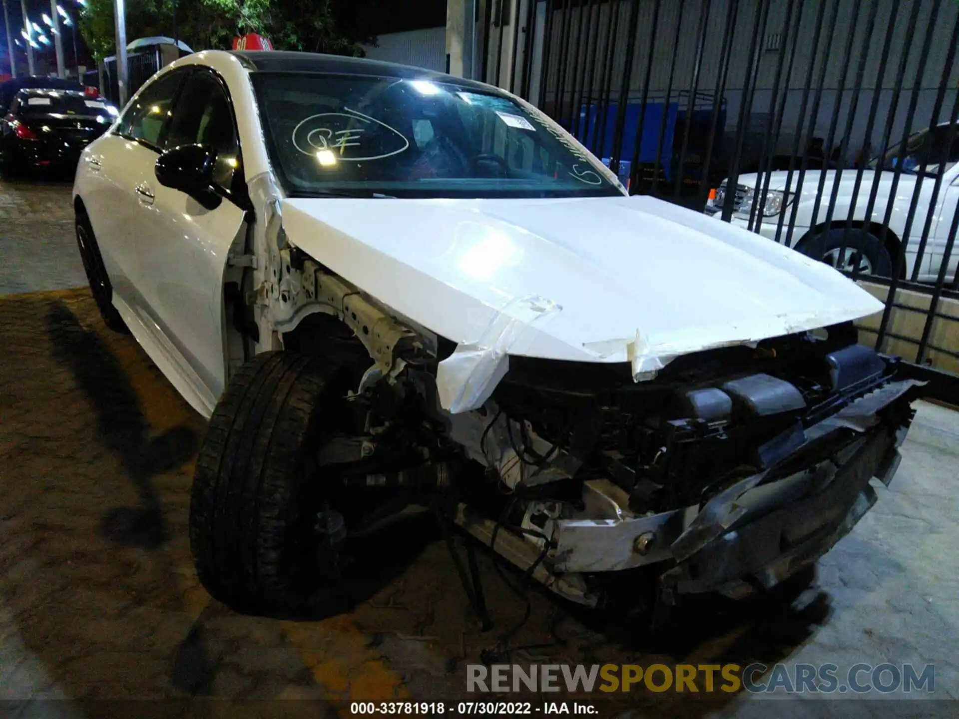 1 Photograph of a damaged car 00K5J4GB8MN157307 MERCEDES-BENZ CLA 2021