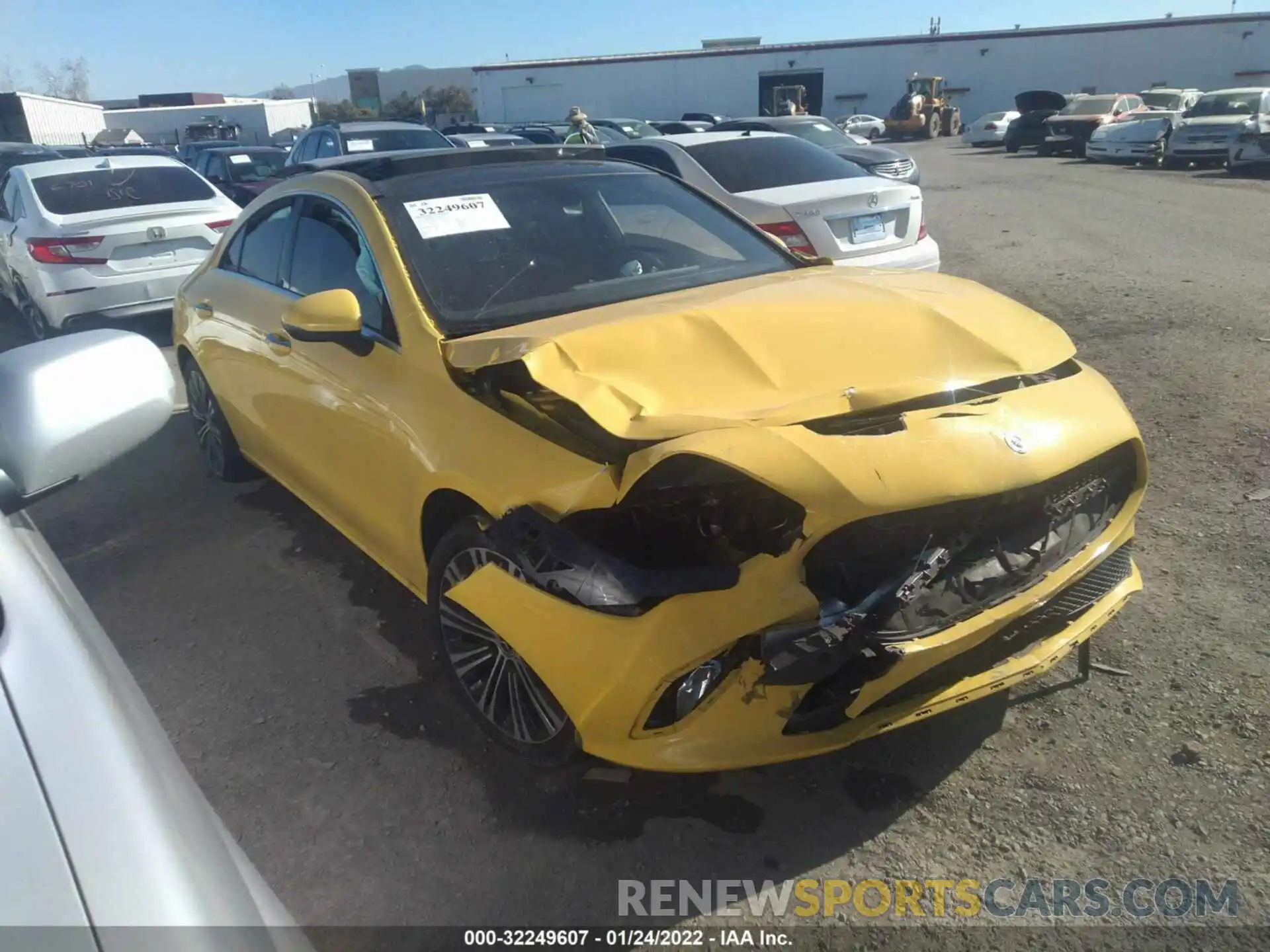 1 Photograph of a damaged car W1K5J4GB0MN162176 MERCEDES-BENZ CLA 2021