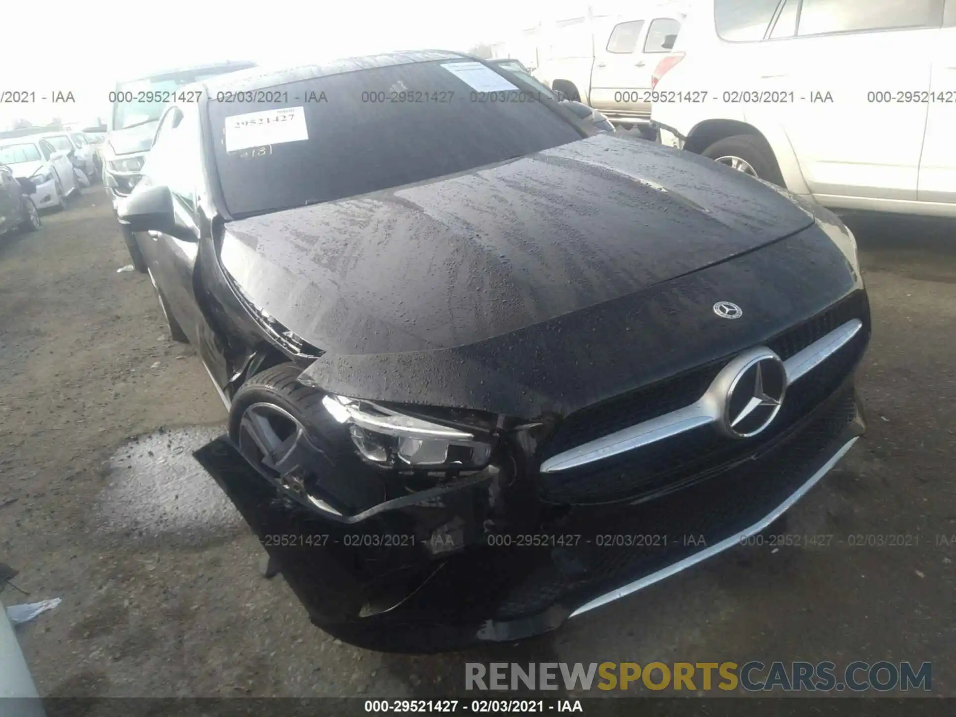 6 Photograph of a damaged car W1K5J4GB0MN181987 MERCEDES-BENZ CLA 2021