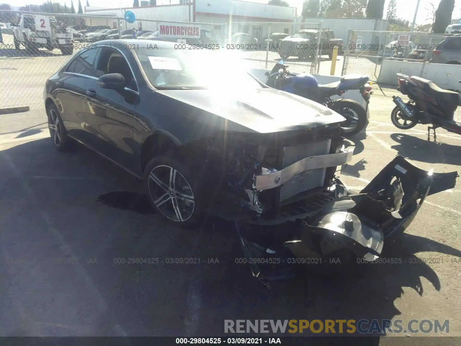 1 Photograph of a damaged car W1K5J4GB2MN165886 MERCEDES-BENZ CLA 2021