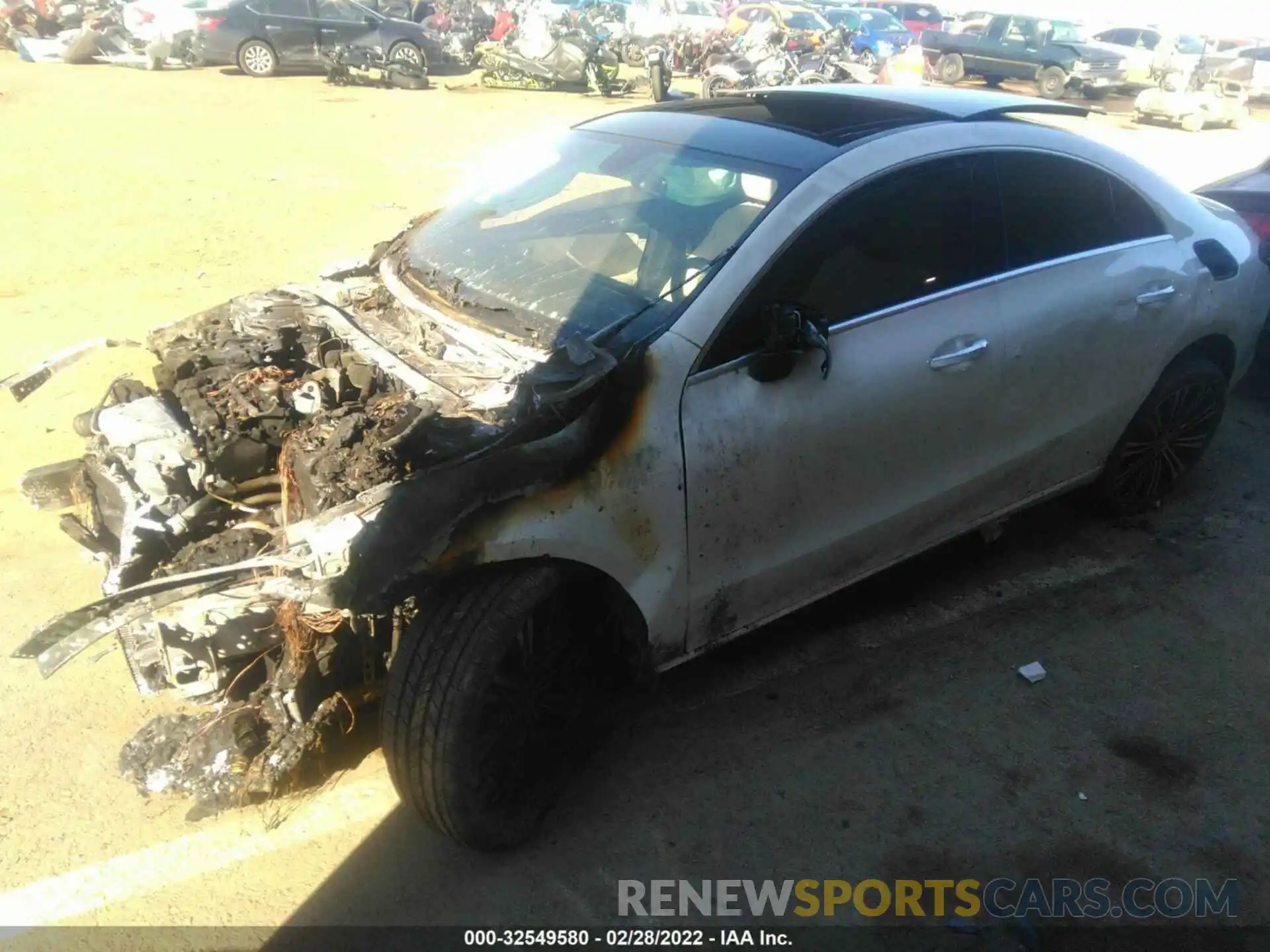 2 Photograph of a damaged car W1K5J4GB2MN167220 MERCEDES-BENZ CLA 2021