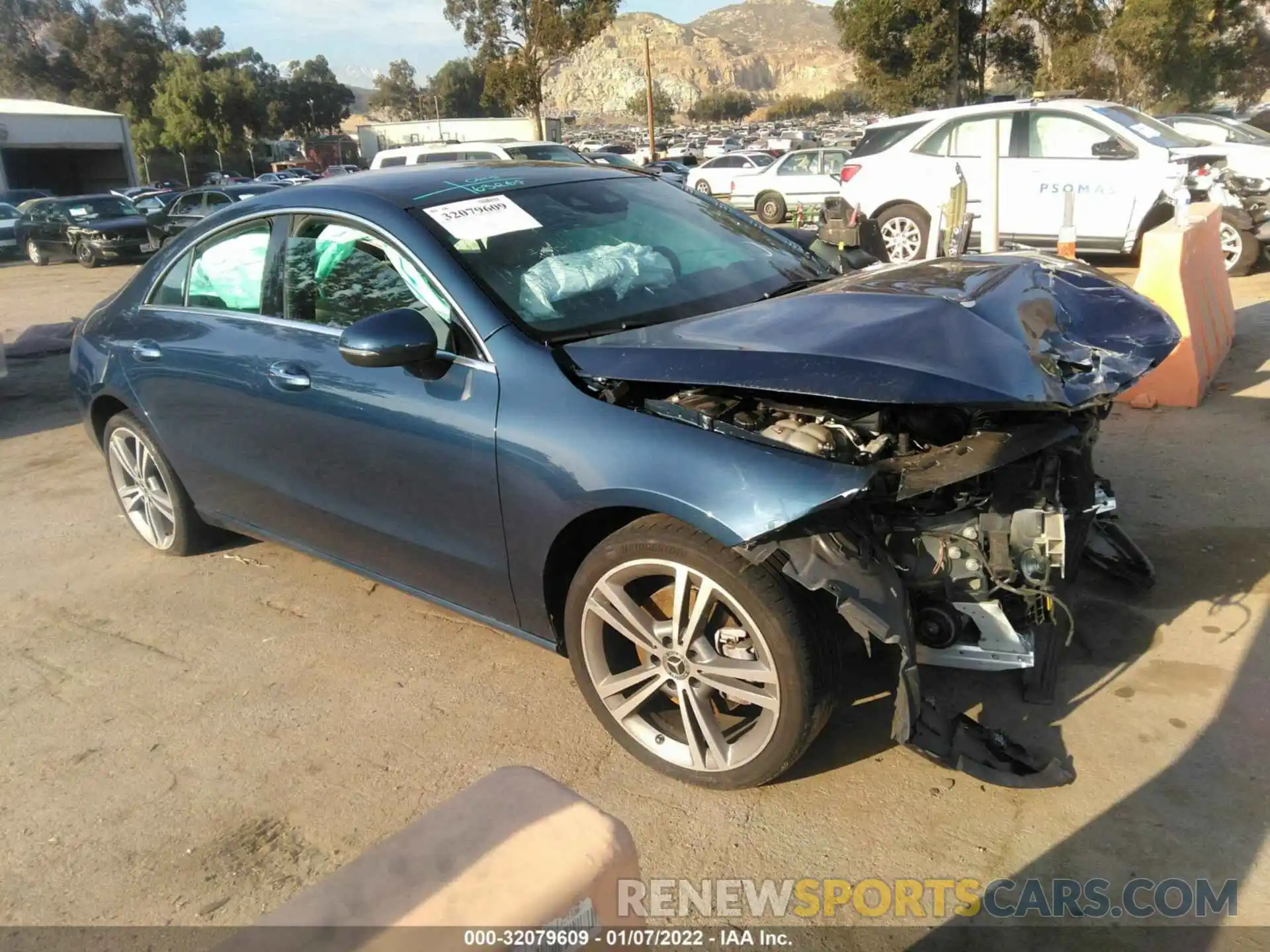 1 Photograph of a damaged car W1K5J4GB3MN164021 MERCEDES-BENZ CLA 2021