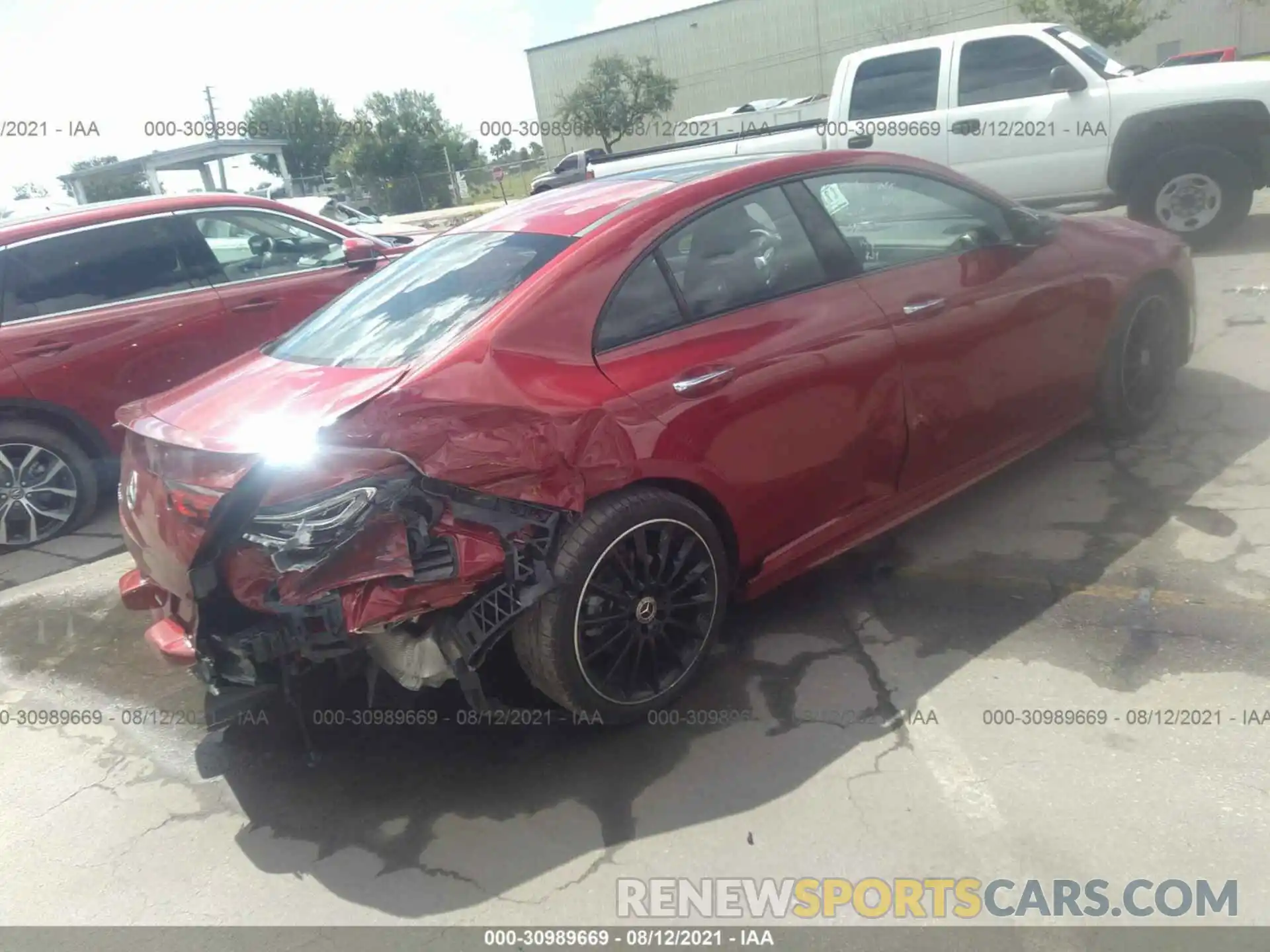 4 Photograph of a damaged car W1K5J4GB4MN168787 MERCEDES-BENZ CLA 2021