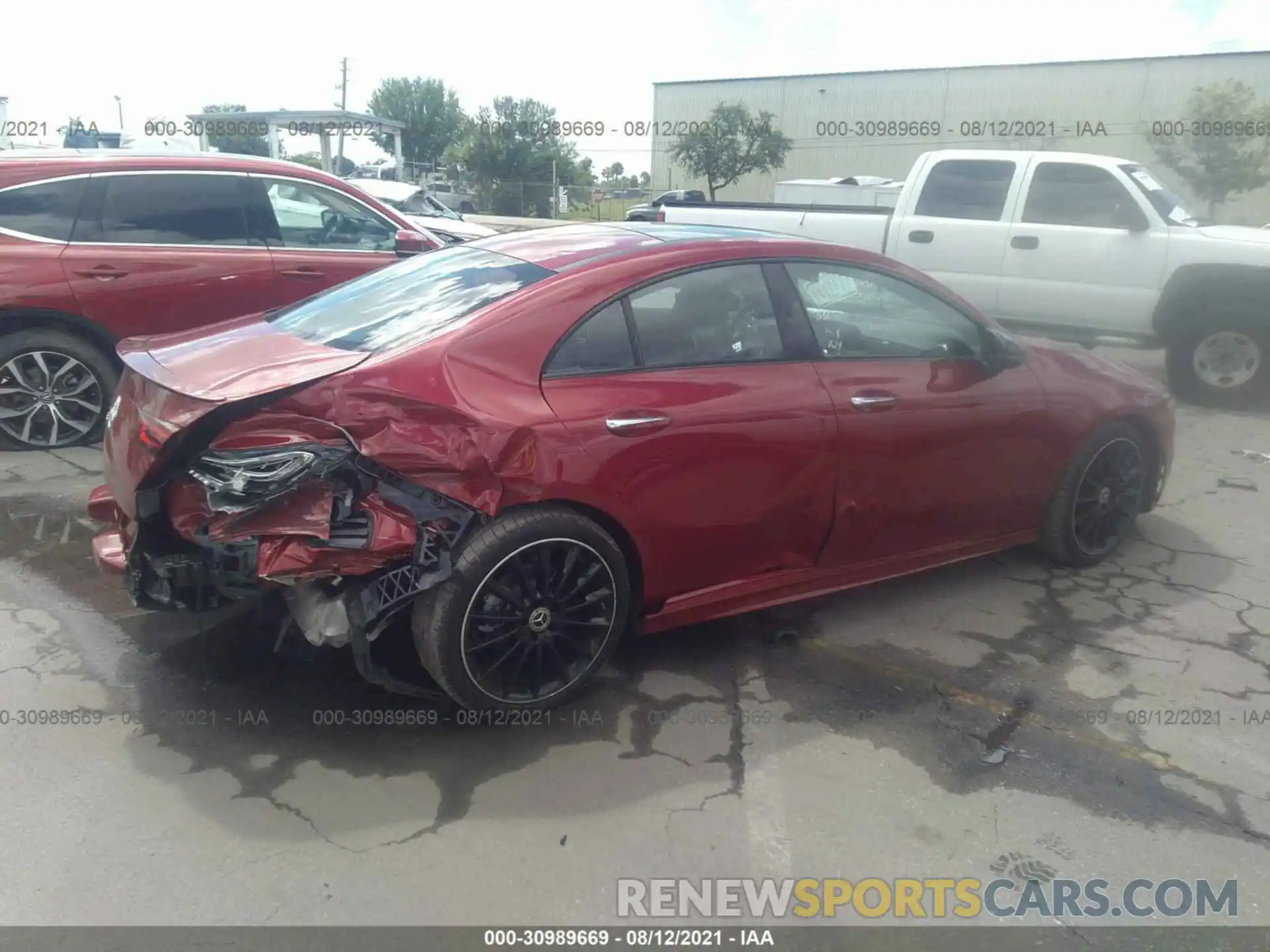 6 Photograph of a damaged car W1K5J4GB4MN168787 MERCEDES-BENZ CLA 2021