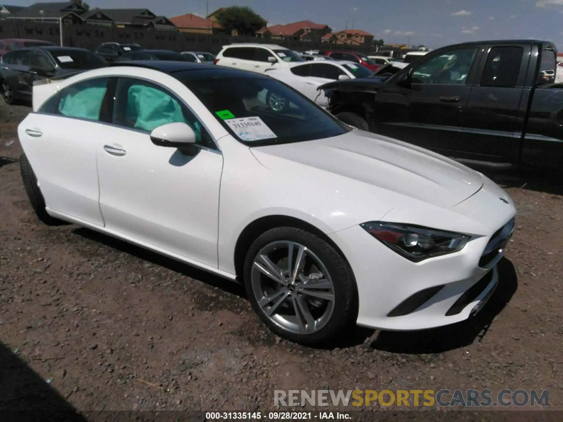 1 Photograph of a damaged car W1K5J4GB4MN171396 MERCEDES-BENZ CLA 2021