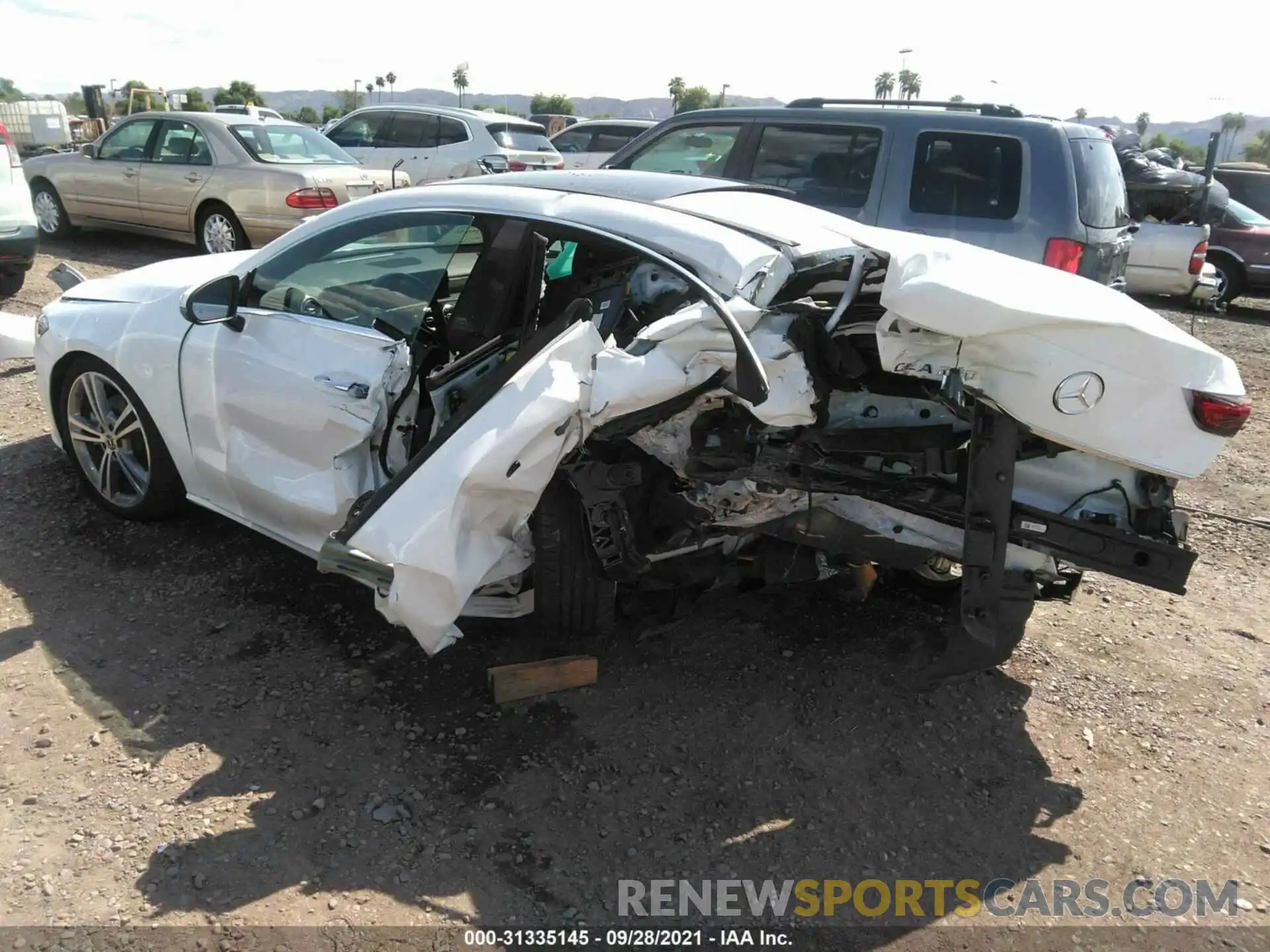 3 Photograph of a damaged car W1K5J4GB4MN171396 MERCEDES-BENZ CLA 2021